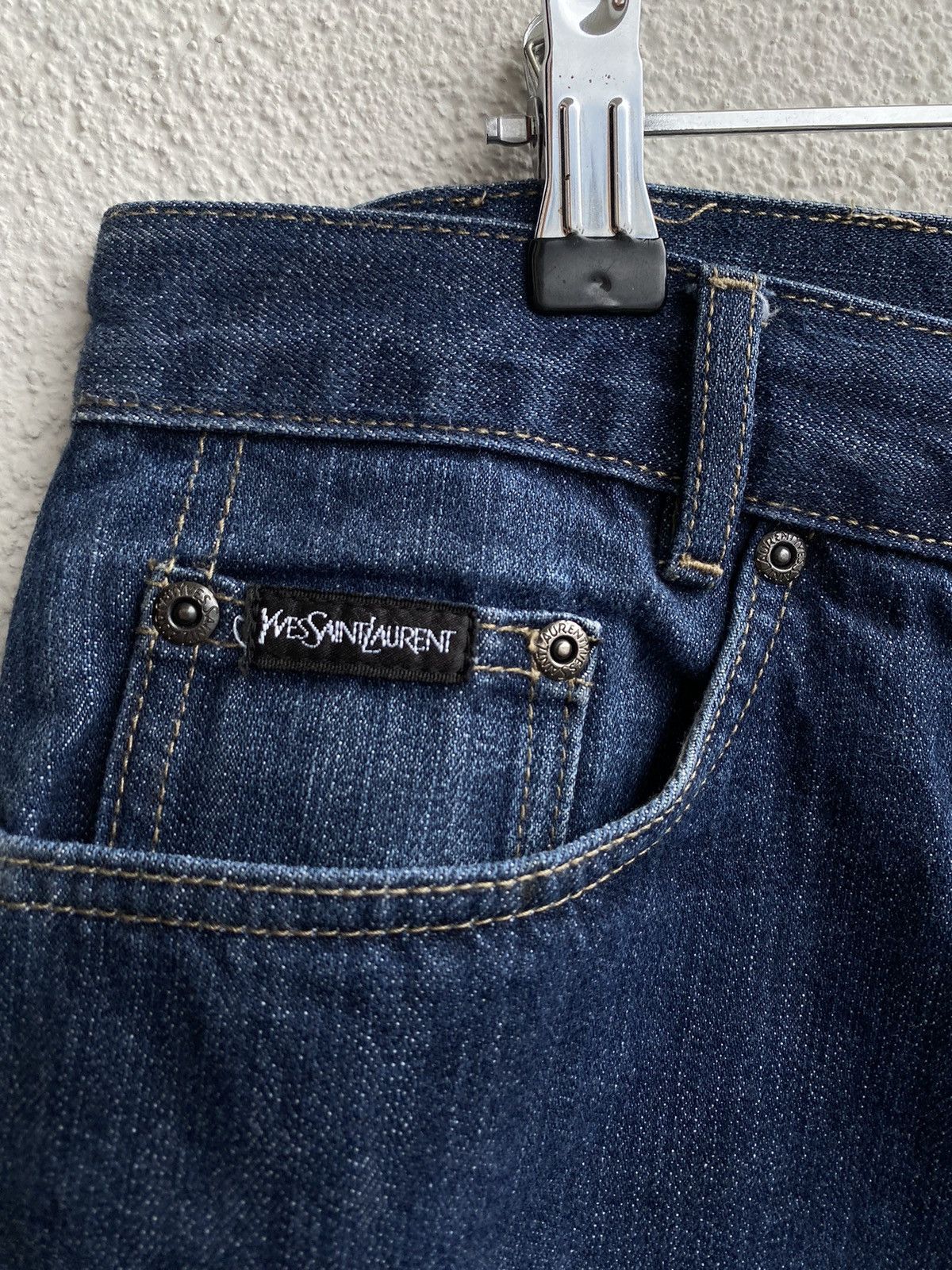 Yves Saint Laurent 36x30 YSL Jeans Denim Pants Size US 36 / EU 52 - 4 Thumbnail