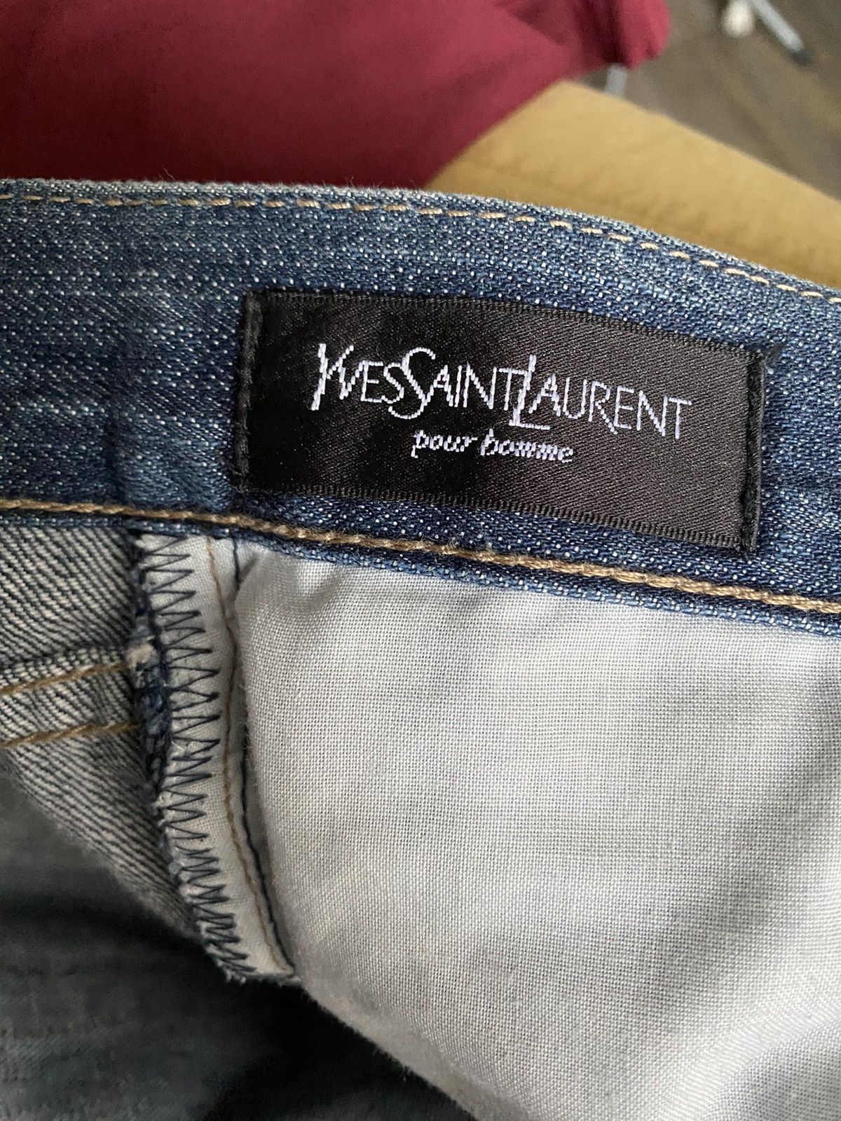 Yves Saint Laurent 36x30 YSL Jeans Denim Pants Size US 36 / EU 52 - 22 Thumbnail