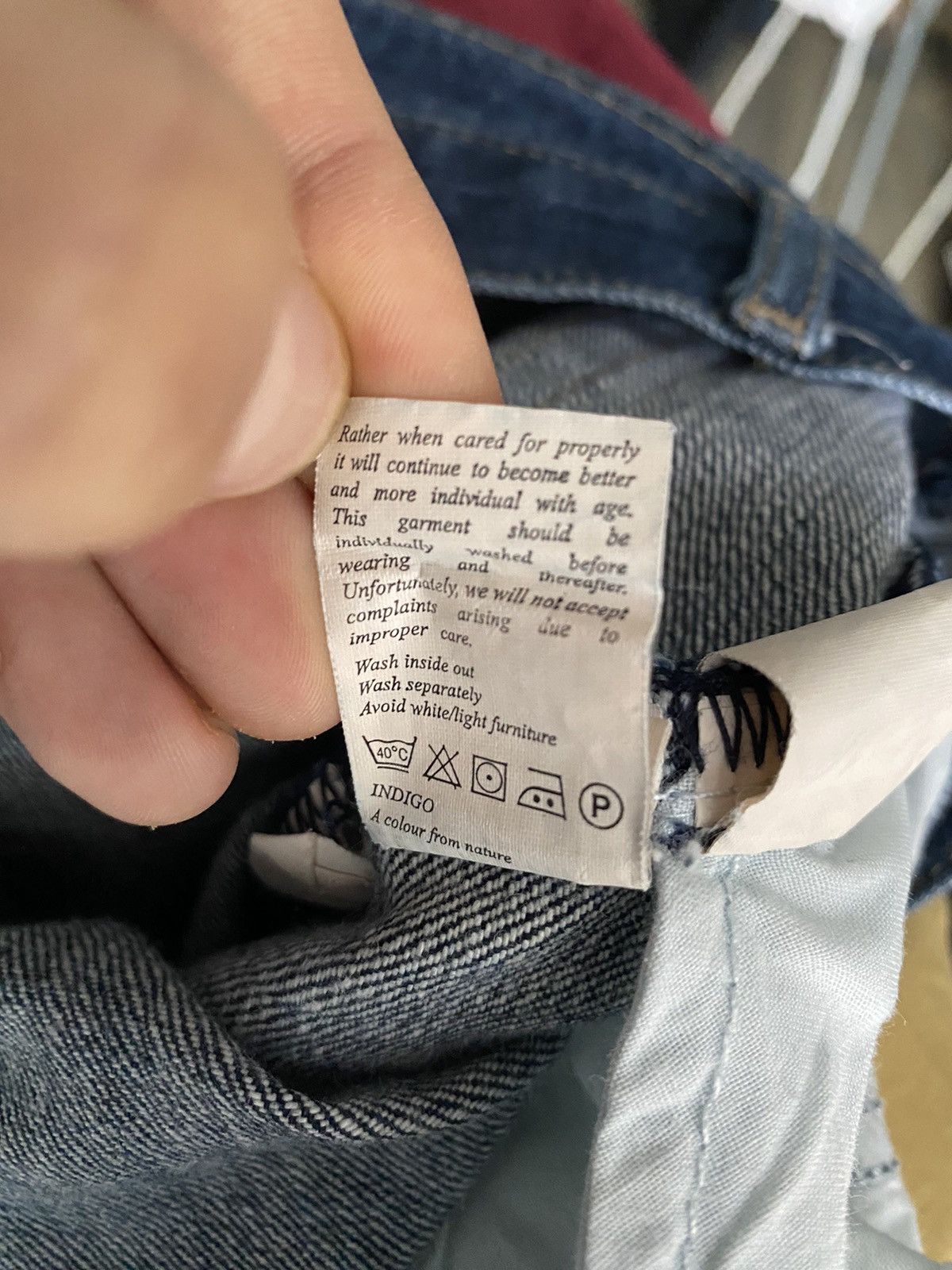 Yves Saint Laurent 36x30 YSL Jeans Denim Pants Size US 36 / EU 52 - 12 Thumbnail
