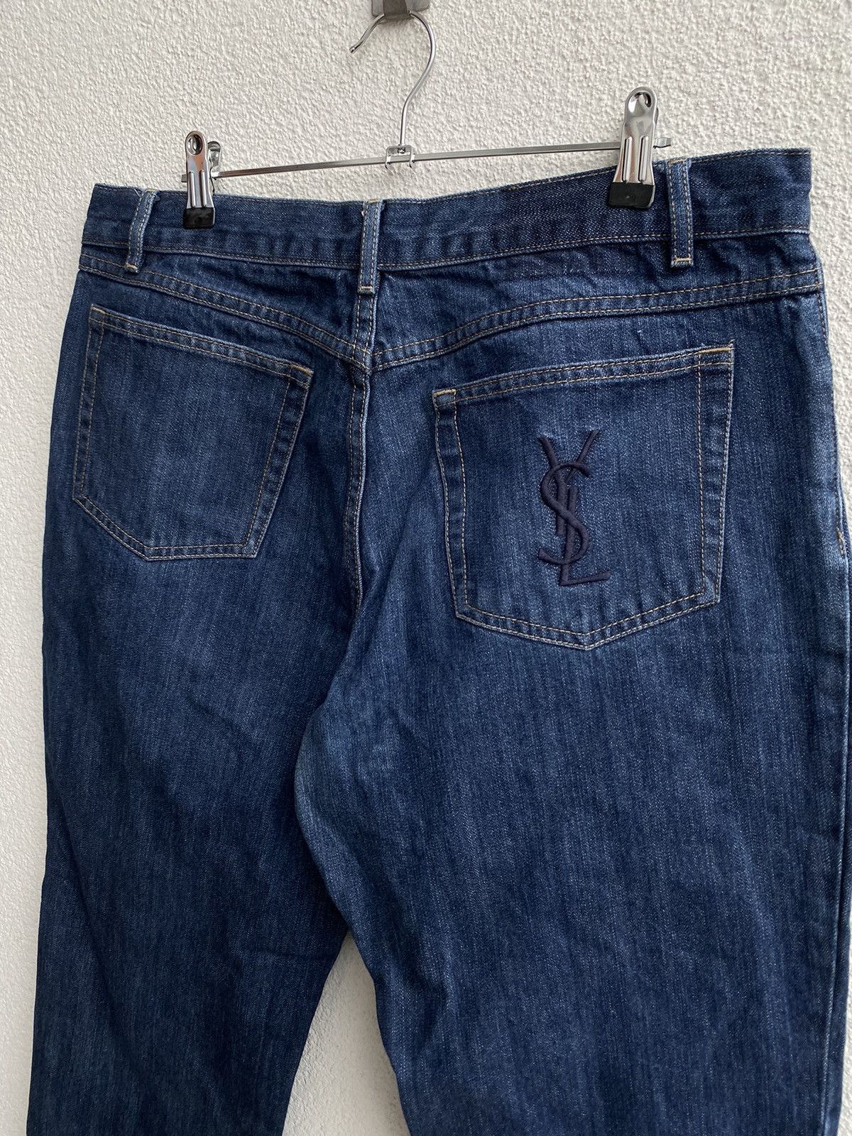 Yves Saint Laurent 36x30 YSL Jeans Denim Pants Size US 36 / EU 52 - 6 Thumbnail