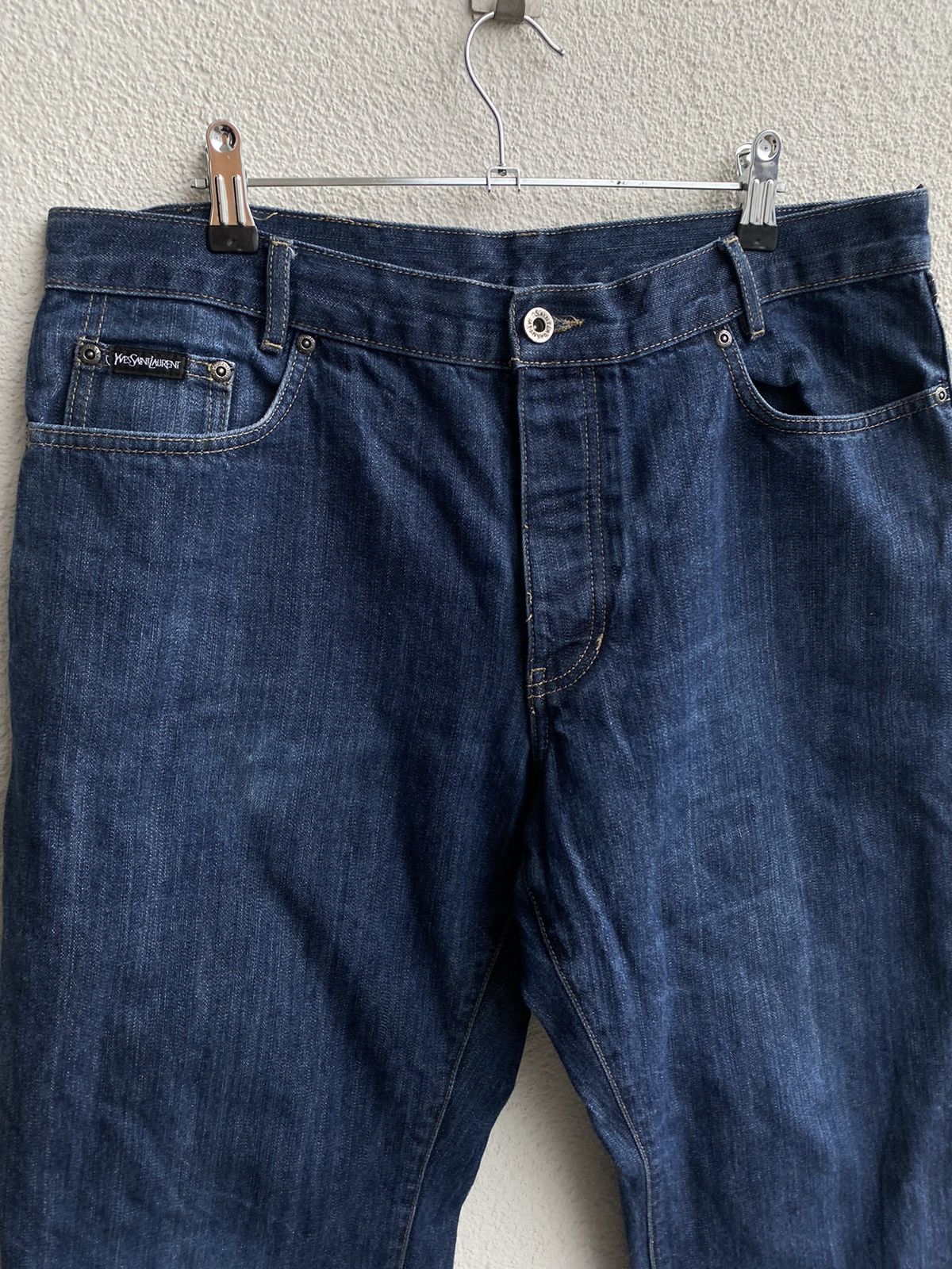 Yves Saint Laurent 36x30 YSL Jeans Denim Pants Size US 36 / EU 52 - 16 Thumbnail