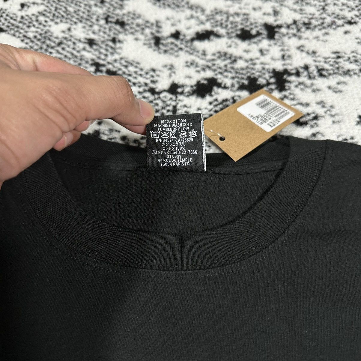 Stussy RARE STUSSY ANGEL 8BALL TEE IN BLACK - LARGE Size US L / EU 52-54 / 3 - 5 Thumbnail
