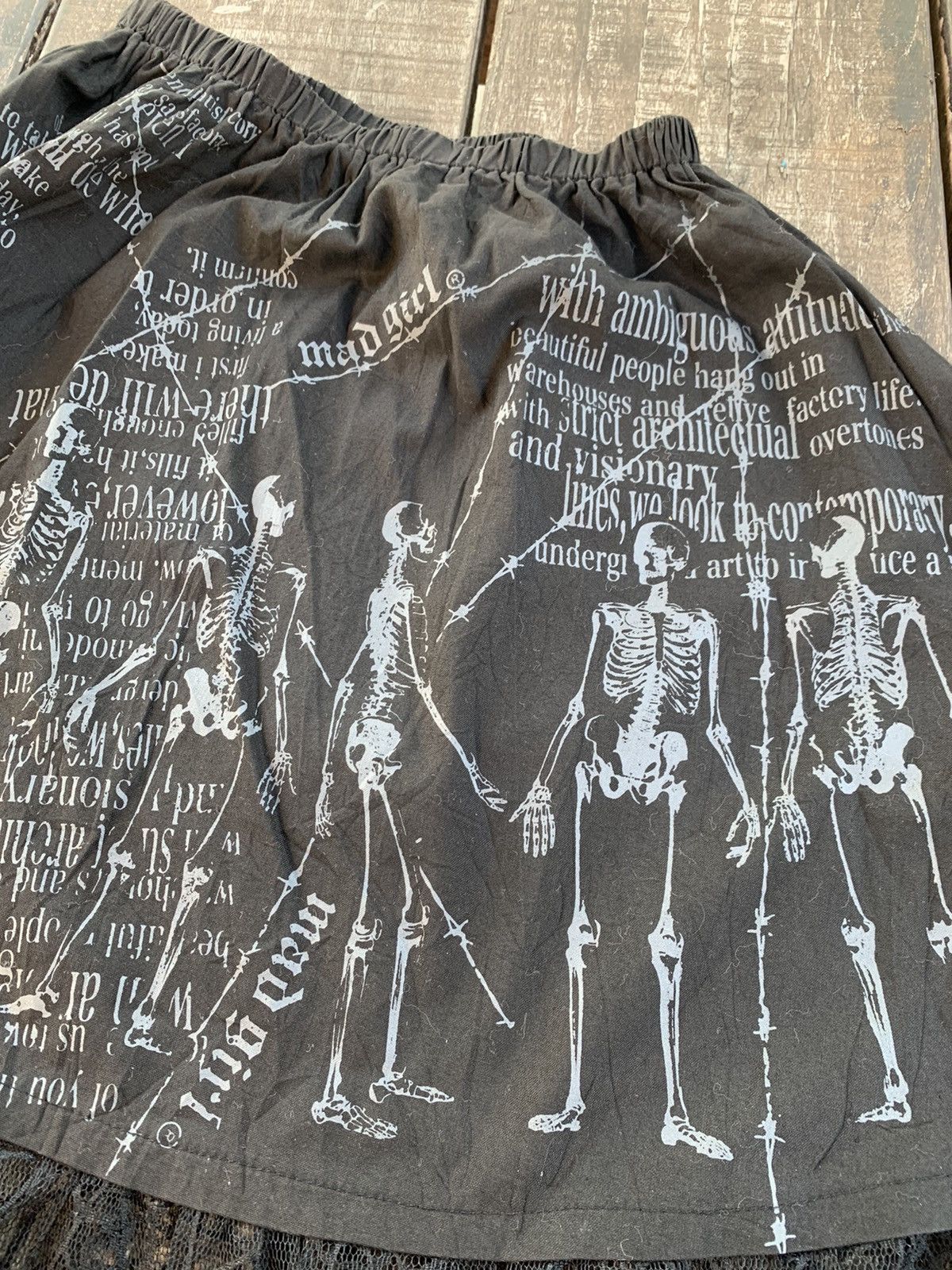Japanese Brand Mad girl mini skirt design mad punk very rare Size 28" / US 6 / IT 42 - 9 Thumbnail