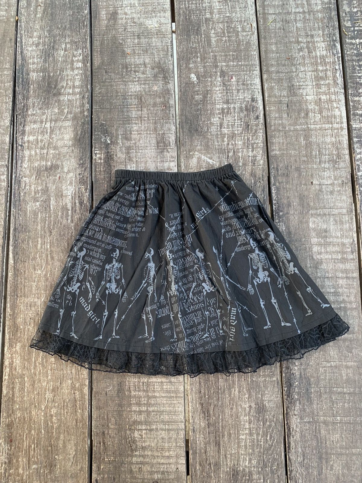 Japanese Brand Mad girl mini skirt design mad punk very rare Size 28" / US 6 / IT 42 - 1 Thumbnail