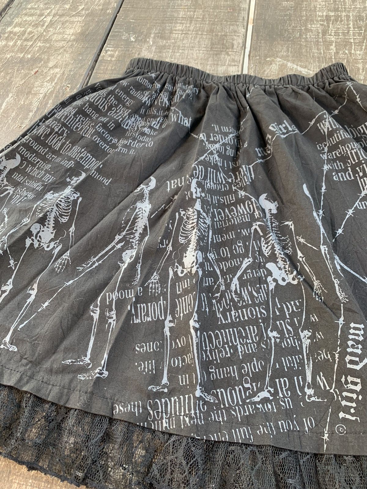 Japanese Brand Mad girl mini skirt design mad punk very rare Size 28" / US 6 / IT 42 - 3 Thumbnail