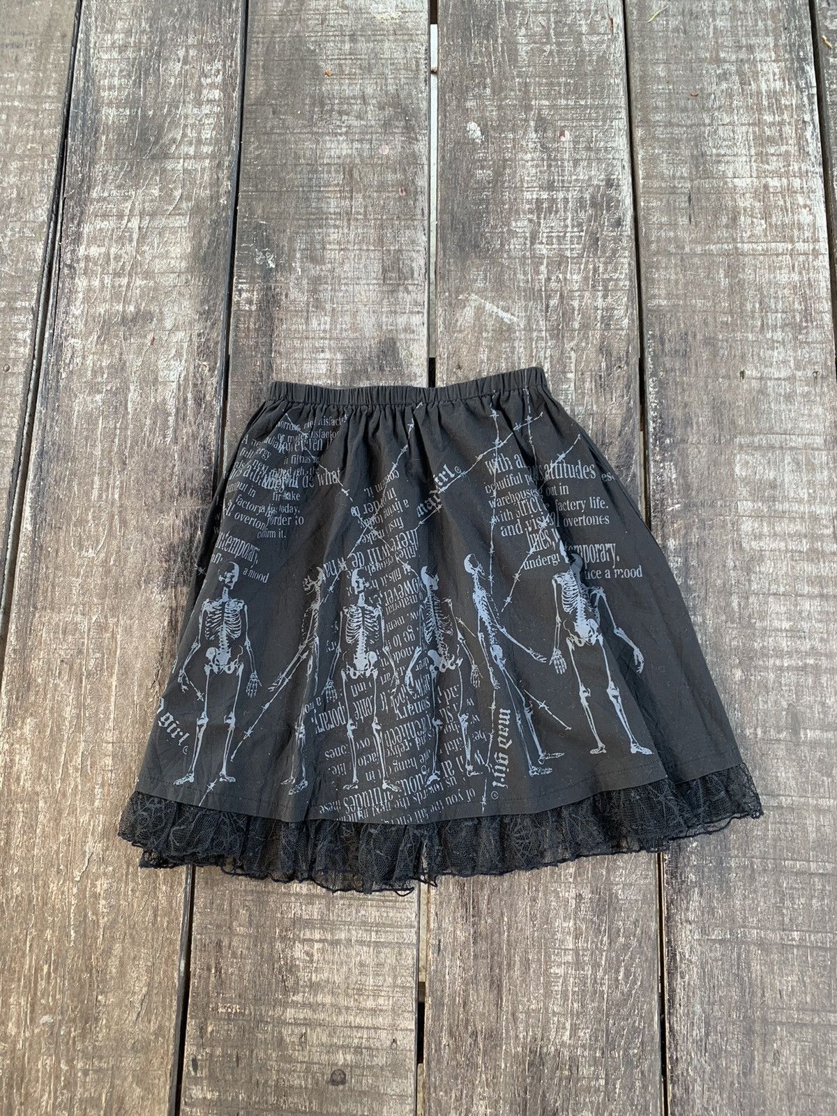 Japanese Brand Mad girl mini skirt design mad punk very rare Size 28" / US 6 / IT 42 - 2 Thumbnail