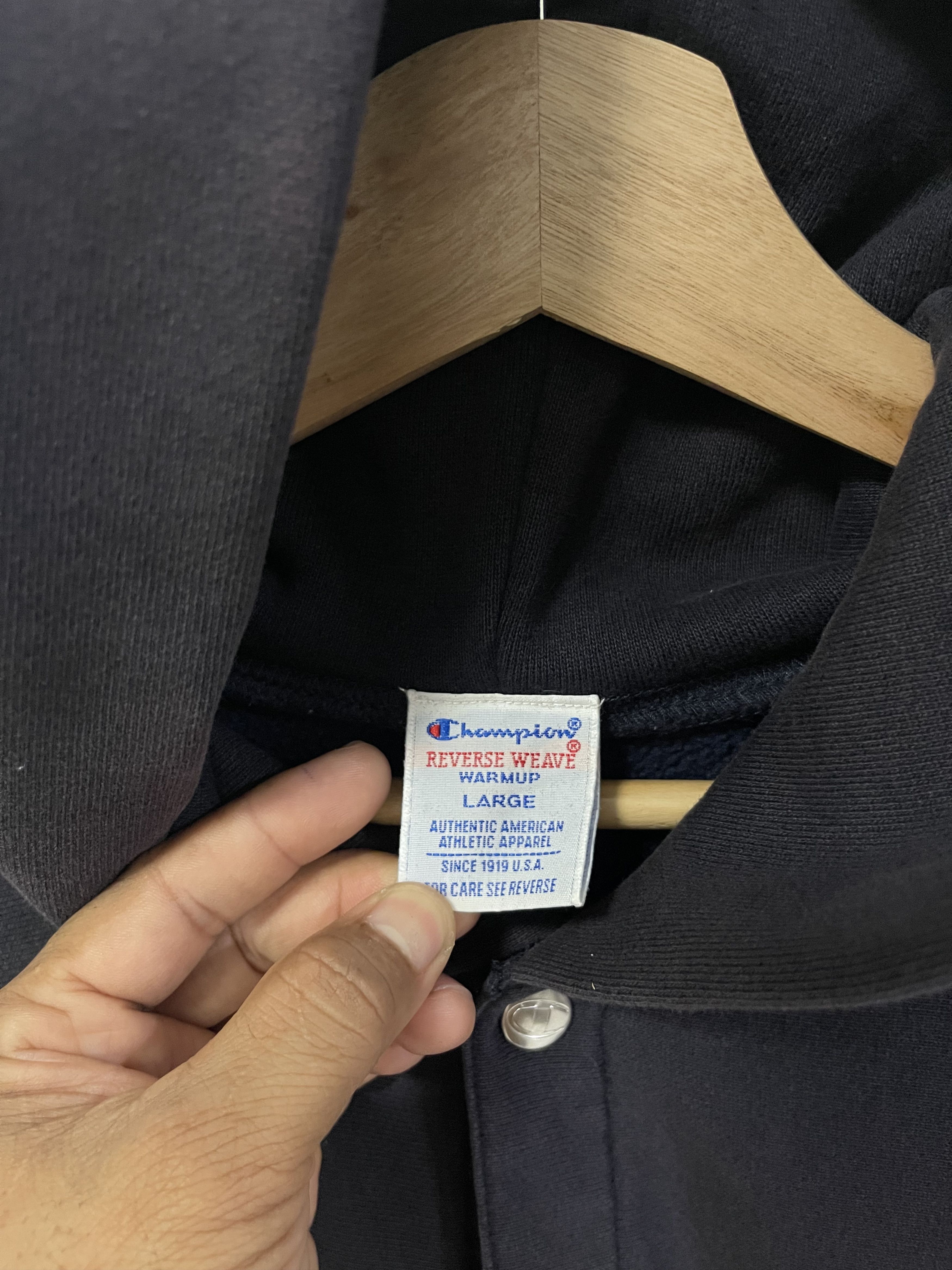 Champion × Vintage Vintage Champion Reverse Weave Warmup Sun Faded Jacket Size US L / EU 52-54 / 3 - 12 Thumbnail