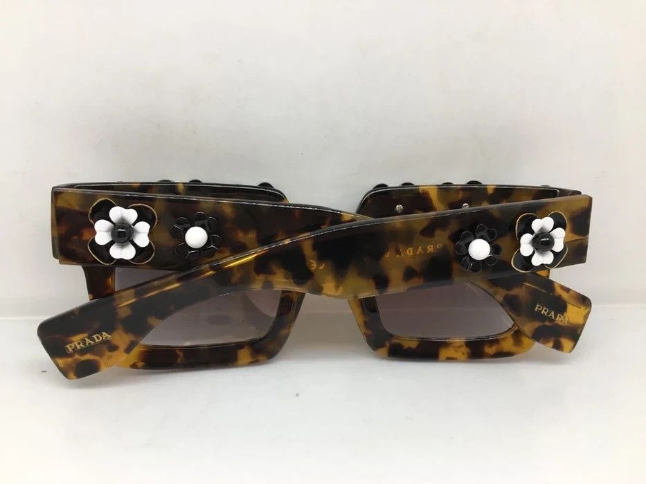 Prada PRADA SPR 25P POEME SUNGLASSES Tokyo tortoise w/ Flowers Size ONE SIZE - 3 Thumbnail