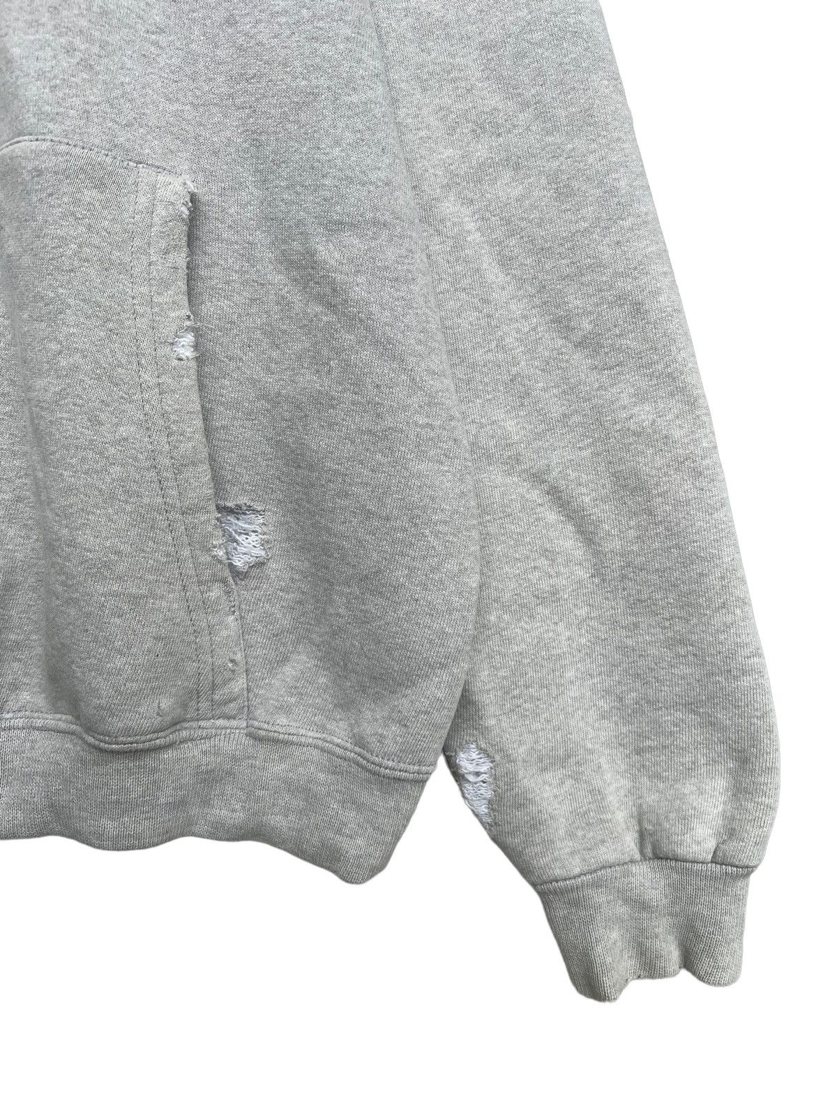 Vintage Vintage 90s Adidas Distressed Thrashed Sun Faded Hoodie XL Size US XL / EU 56 / 4 - 7 Thumbnail