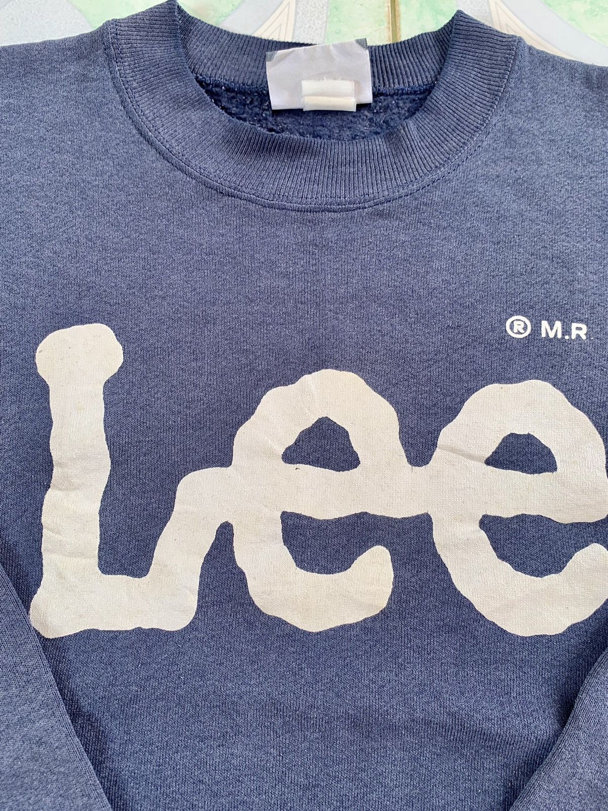 Lee Vintage Lee Sweatshirt Spellout Sun Faded Size US L / EU 52-54 / 3 - 2 Thumbnail