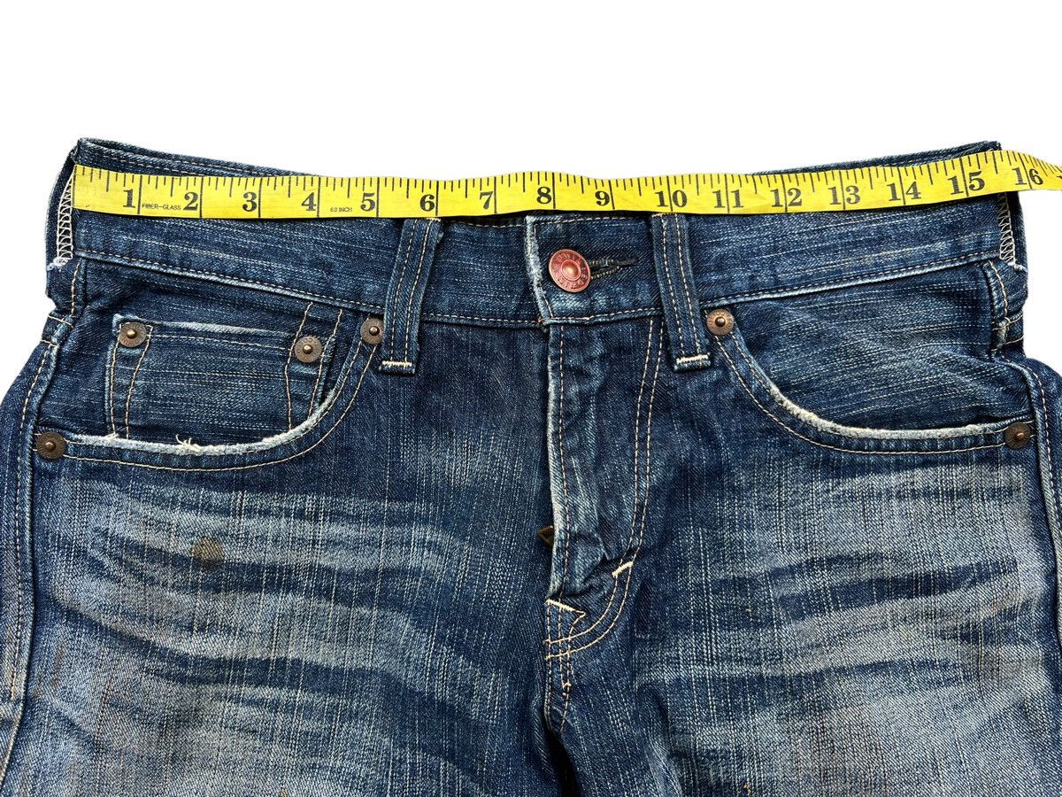 Edwin Vintage Edwin Blue Trip Distressed Denim Jeans 31x32 Size US 31 - 12 Thumbnail