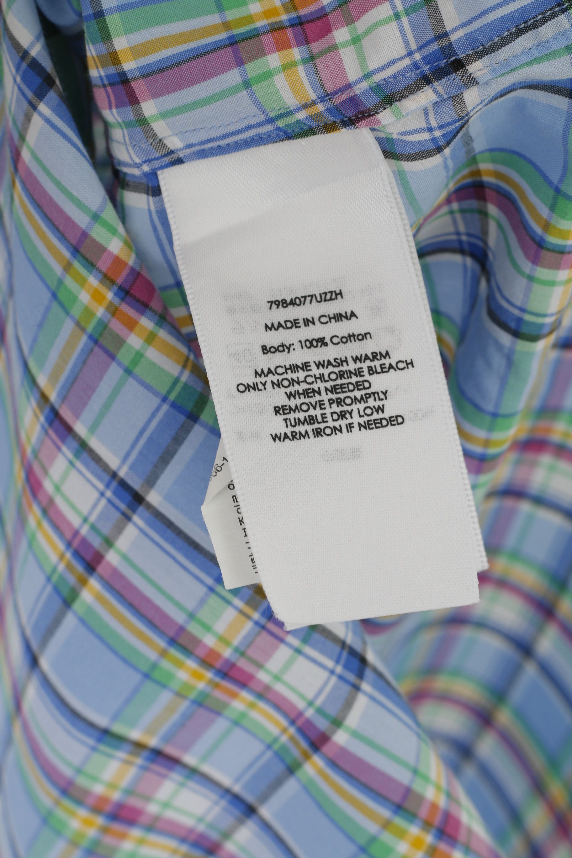 Ralph Lauren Ralph Lauren Men M Casual Shirt Blue Check Top 5719 Size US M / EU 48-50 / 2 - 5 Thumbnail