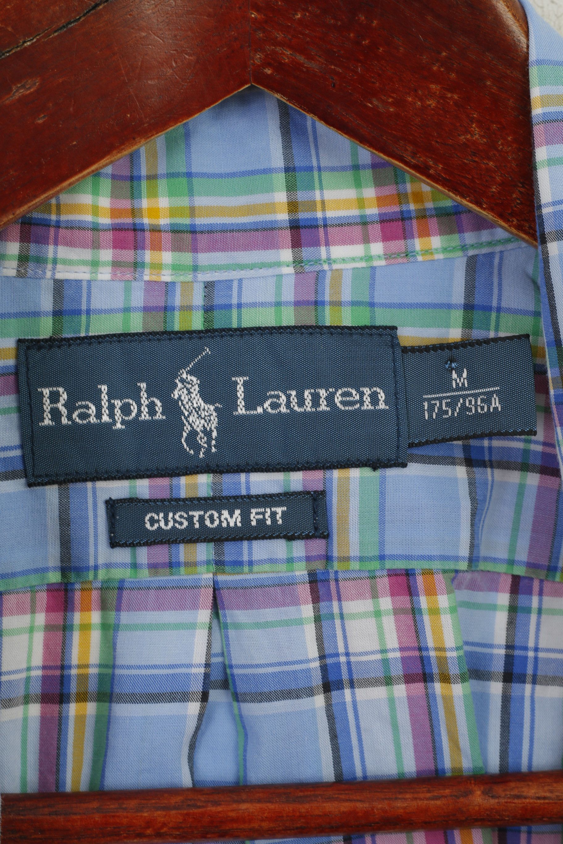 Ralph Lauren Ralph Lauren Men M Casual Shirt Blue Check Top 5719 Size US M / EU 48-50 / 2 - 4 Thumbnail