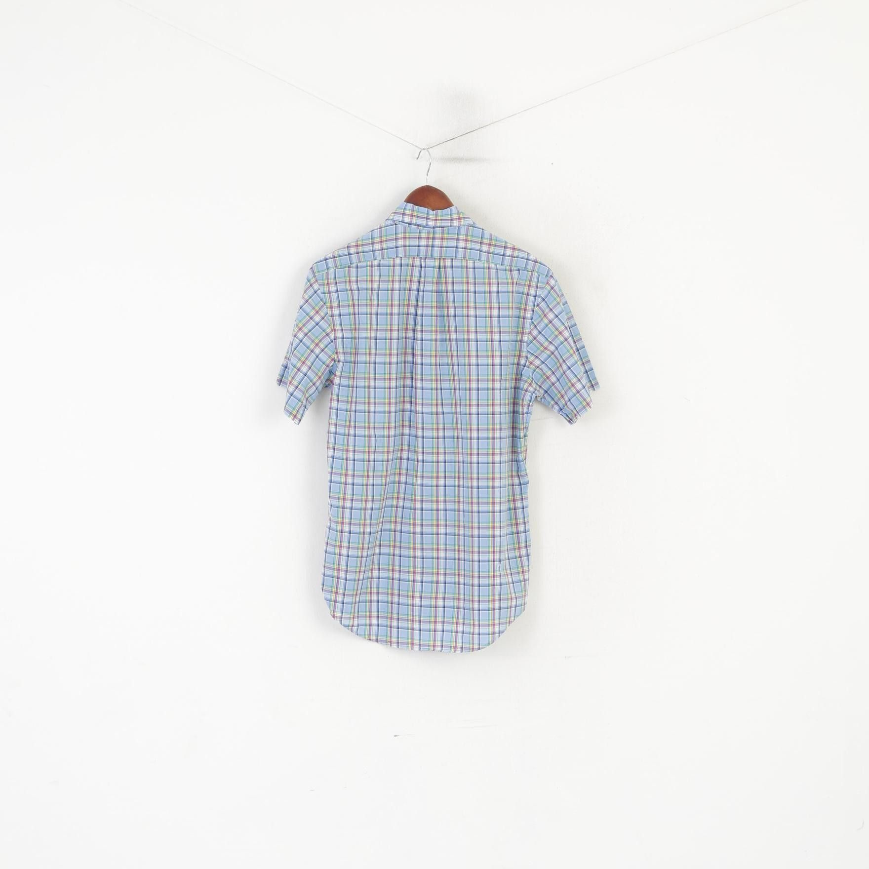 Ralph Lauren Ralph Lauren Men M Casual Shirt Blue Check Top 5719 Size US M / EU 48-50 / 2 - 6 Thumbnail