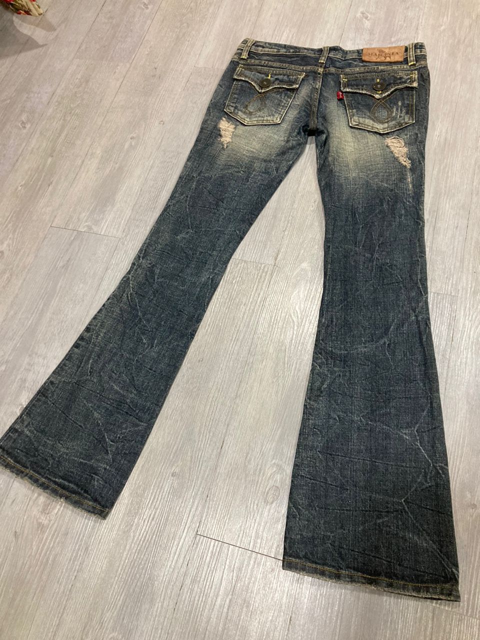 Hysteric Glamour RARE Japanese MARAXIA Distress Denim Size US 27 - 4 Thumbnail
