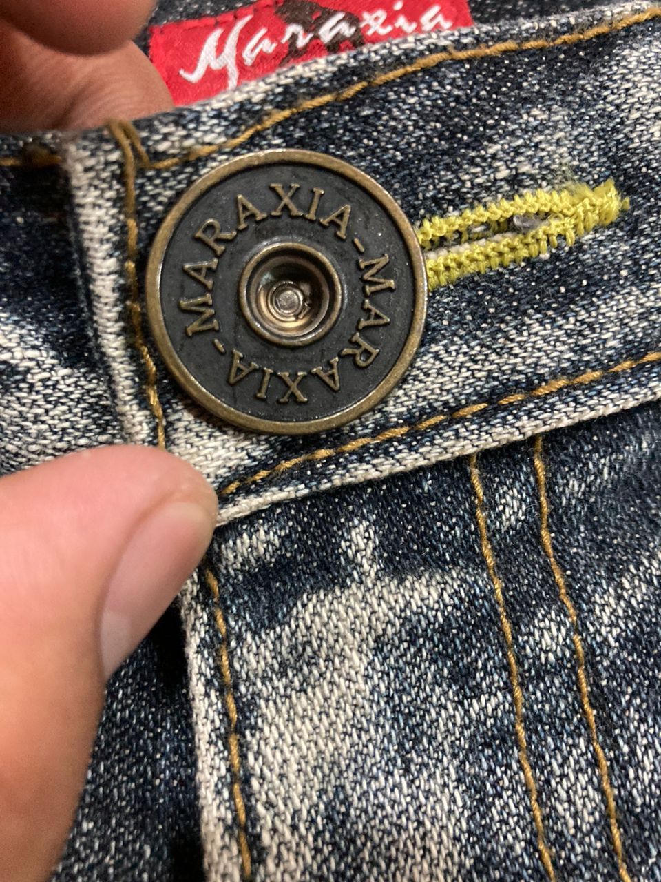 Hysteric Glamour RARE Japanese MARAXIA Distress Denim Size US 27 - 15 Thumbnail