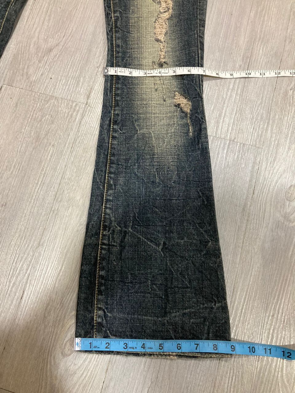 Hysteric Glamour RARE Japanese MARAXIA Distress Denim Size US 27 - 7 Thumbnail