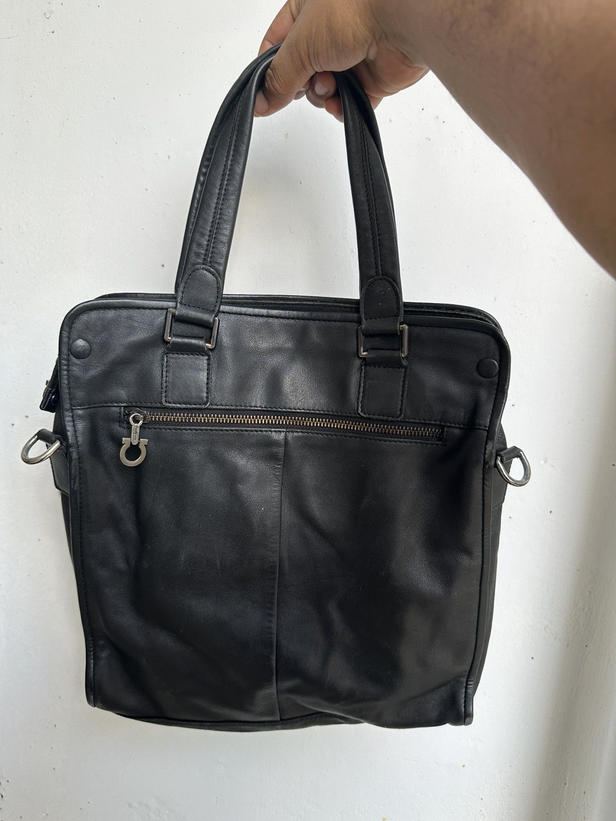Salvatore Ferragamo VTG Salvatore Ferragamo Messenger+Sling Bag Size ONE SIZE - 6 Thumbnail