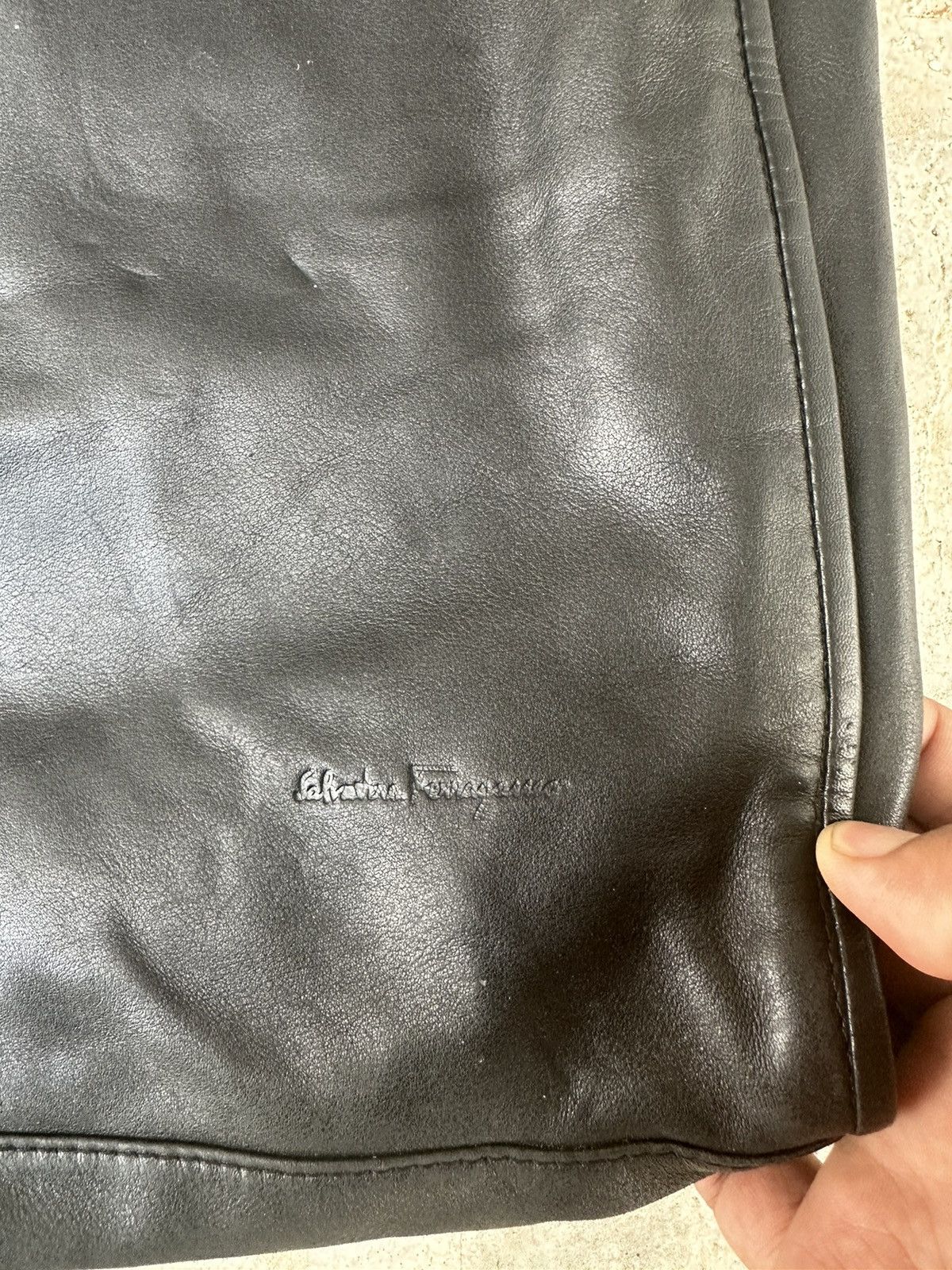Salvatore Ferragamo VTG Salvatore Ferragamo Messenger+Sling Bag Size ONE SIZE - 7 Thumbnail