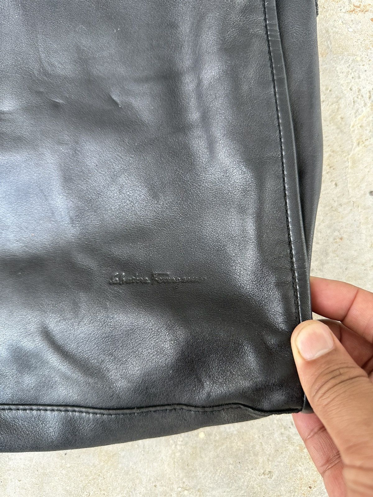 Salvatore Ferragamo VTG Salvatore Ferragamo Messenger+Sling Bag Size ONE SIZE - 5 Thumbnail