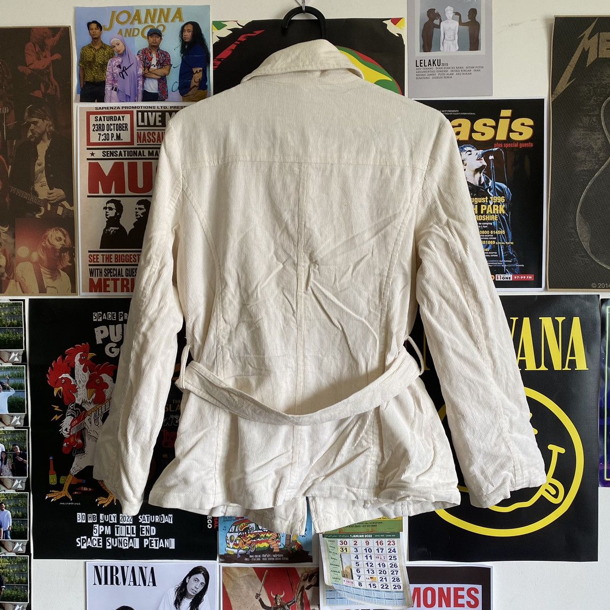 Vintage Vintage Jasper Minx White Corduroy Jacket Size M / US 6-8 / IT 42-44 - 9 Thumbnail
