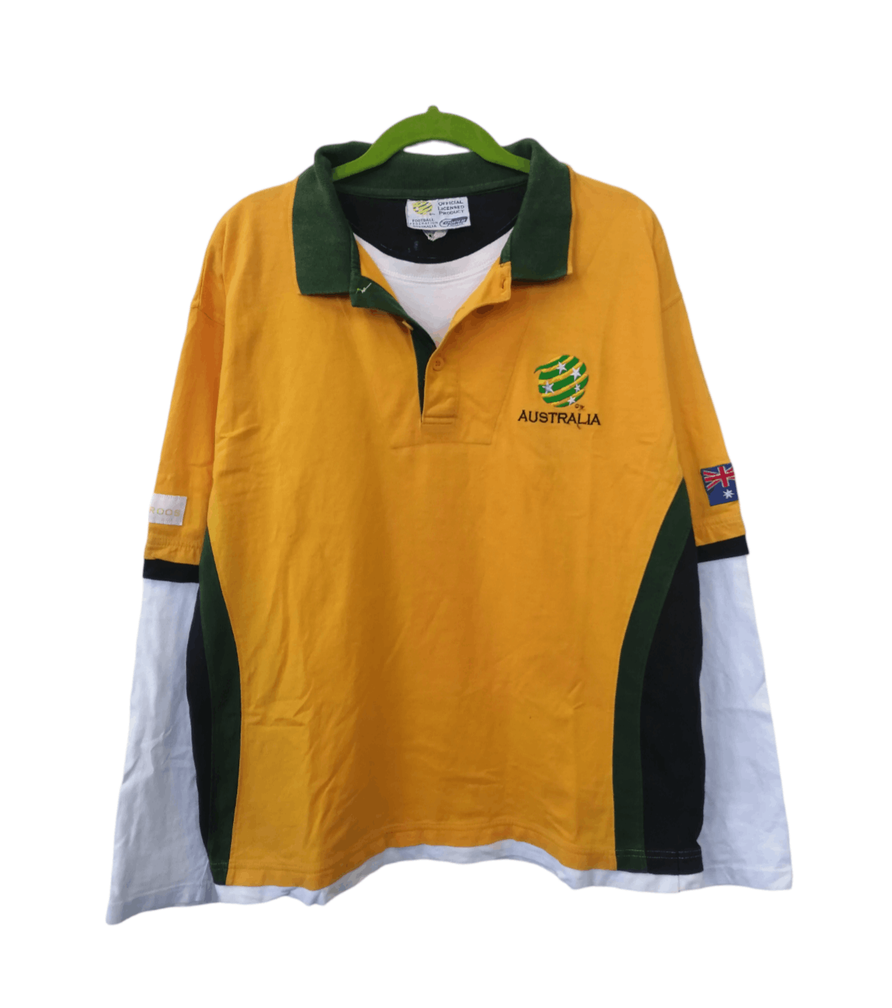 Vintage Copper Sports Australia Football Long Sleeve Shirt Size US L / EU 52-54 / 3 - 1 Thumbnail