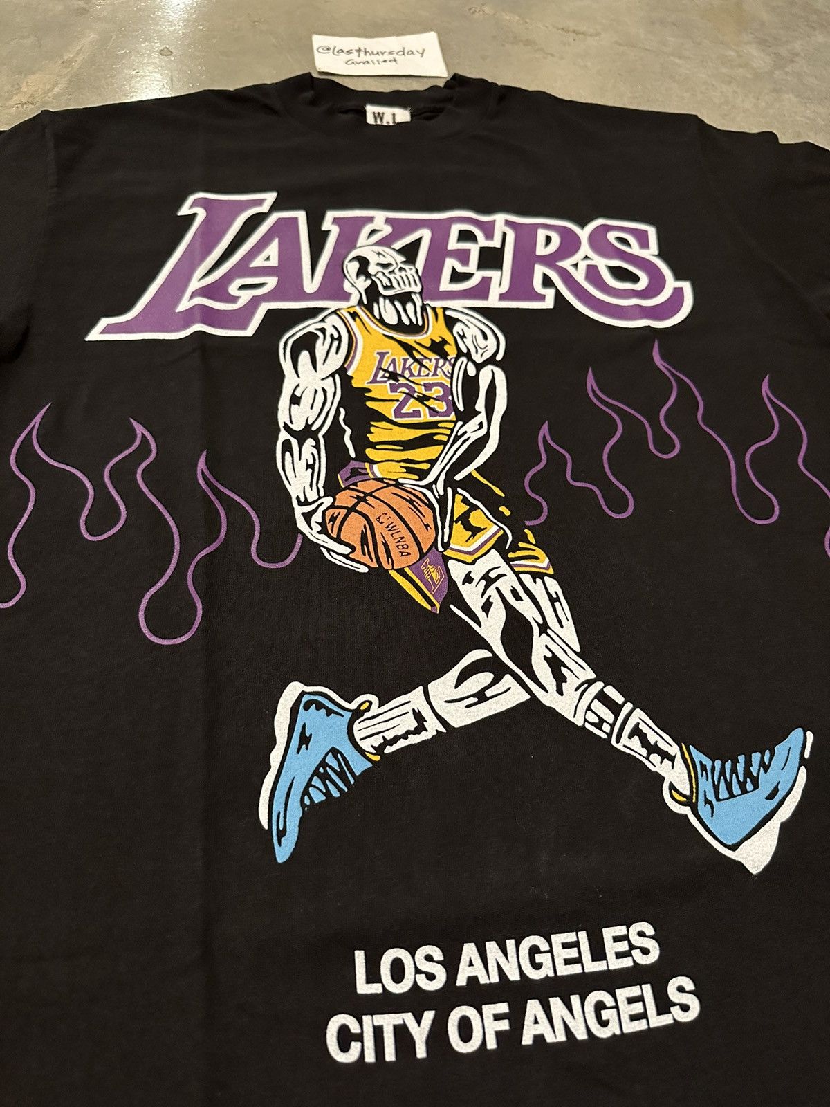 Warren Lotas Warren Lotas Lebron Lakers Tee Small Size US S / EU 44-46 / 1 - 3 Thumbnail