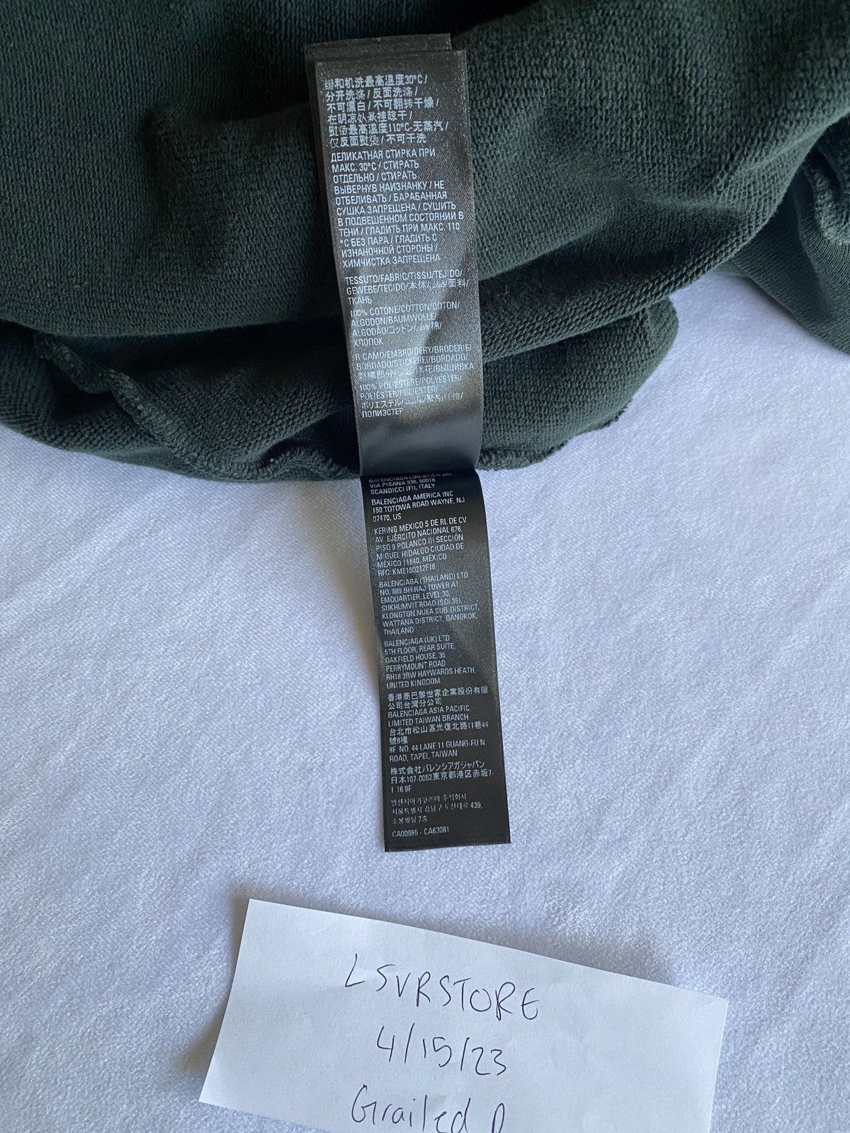 Adidas × Balenciaga Trefoil Long Sleeve Large Fit Oversized Hoodie 3 Gently Used Size US L / EU 52-54 / 3 - 6 Thumbnail