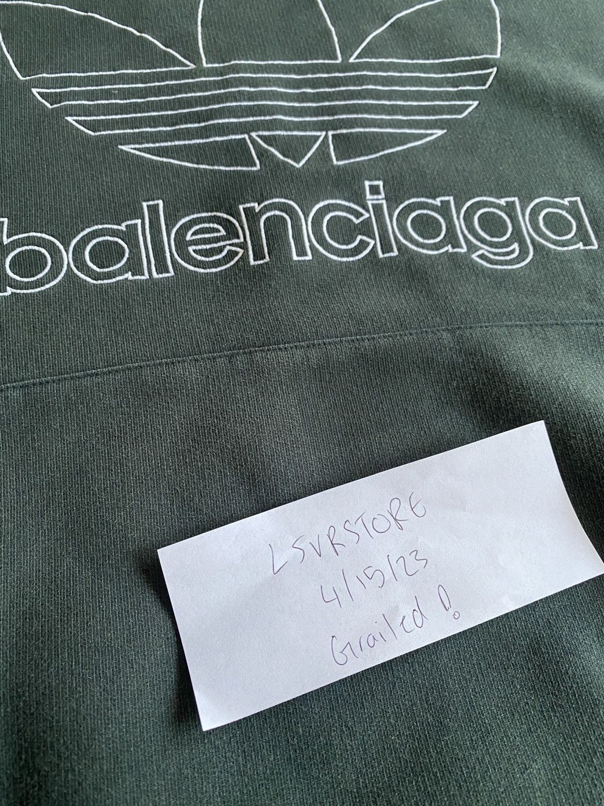 Adidas × Balenciaga Trefoil Long Sleeve Large Fit Oversized Hoodie 3 Gently Used Size US L / EU 52-54 / 3 - 15 Thumbnail
