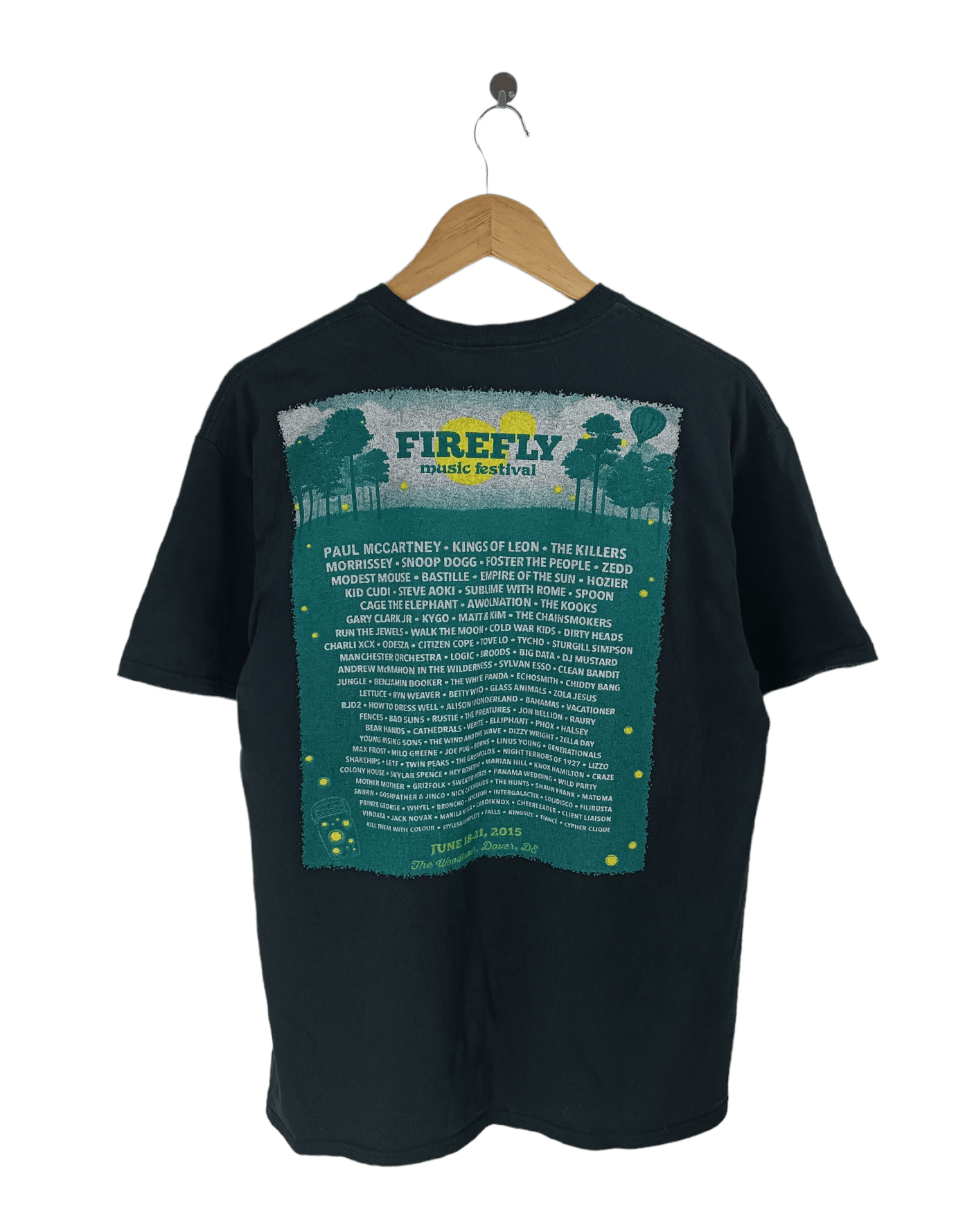 Band Tees VINTAGE FIREFLY 2015 MUSIC FESTIVAL (coachella lollapalooza) Size US L / EU 52-54 / 3 - 2 Thumbnail