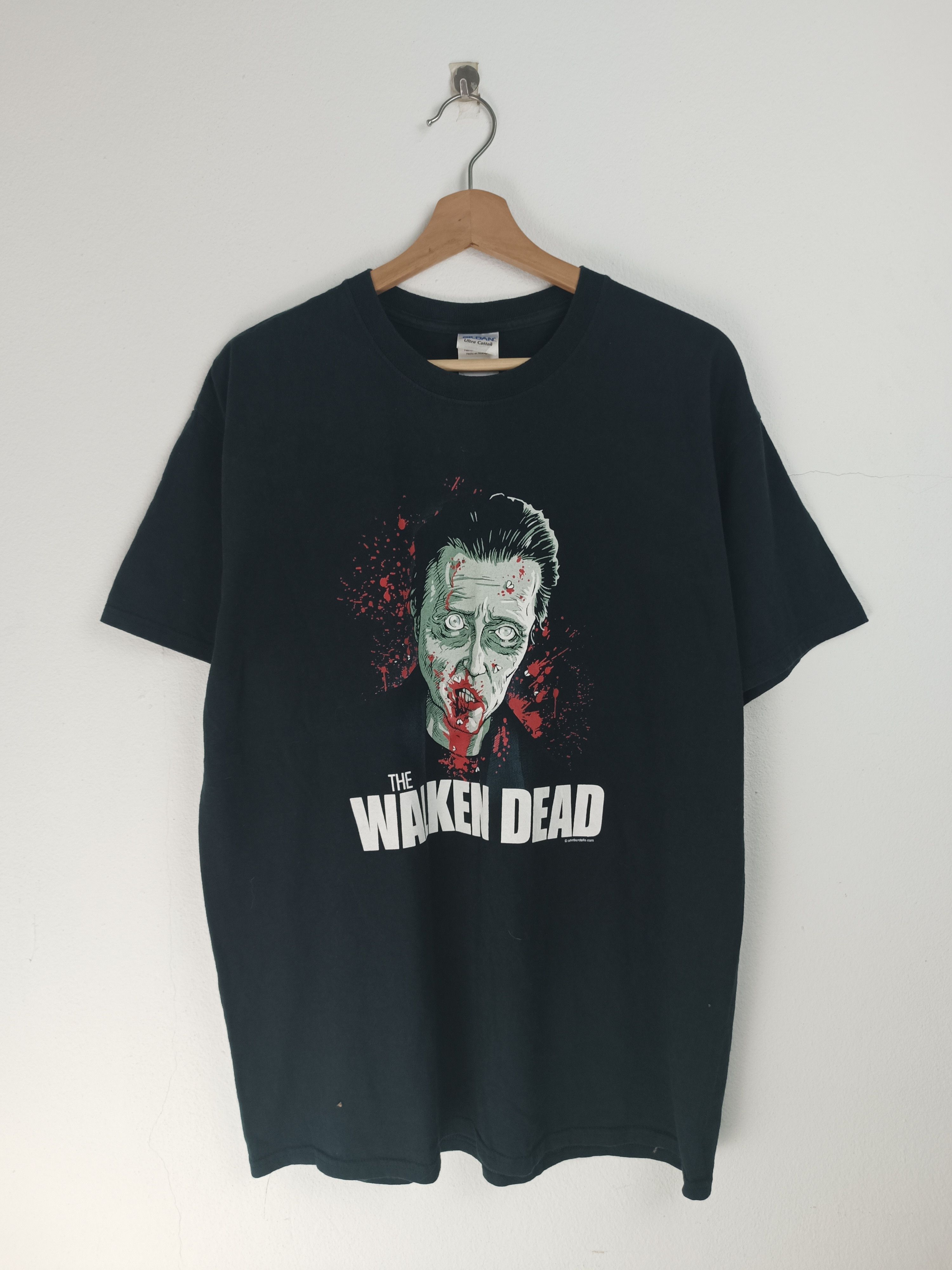 Other VINTAGE Y2K CHRISTOPHER WALKEN X WALKING DEAD PARODY TEE Size US L / EU 52-54 / 3 - 3 Thumbnail