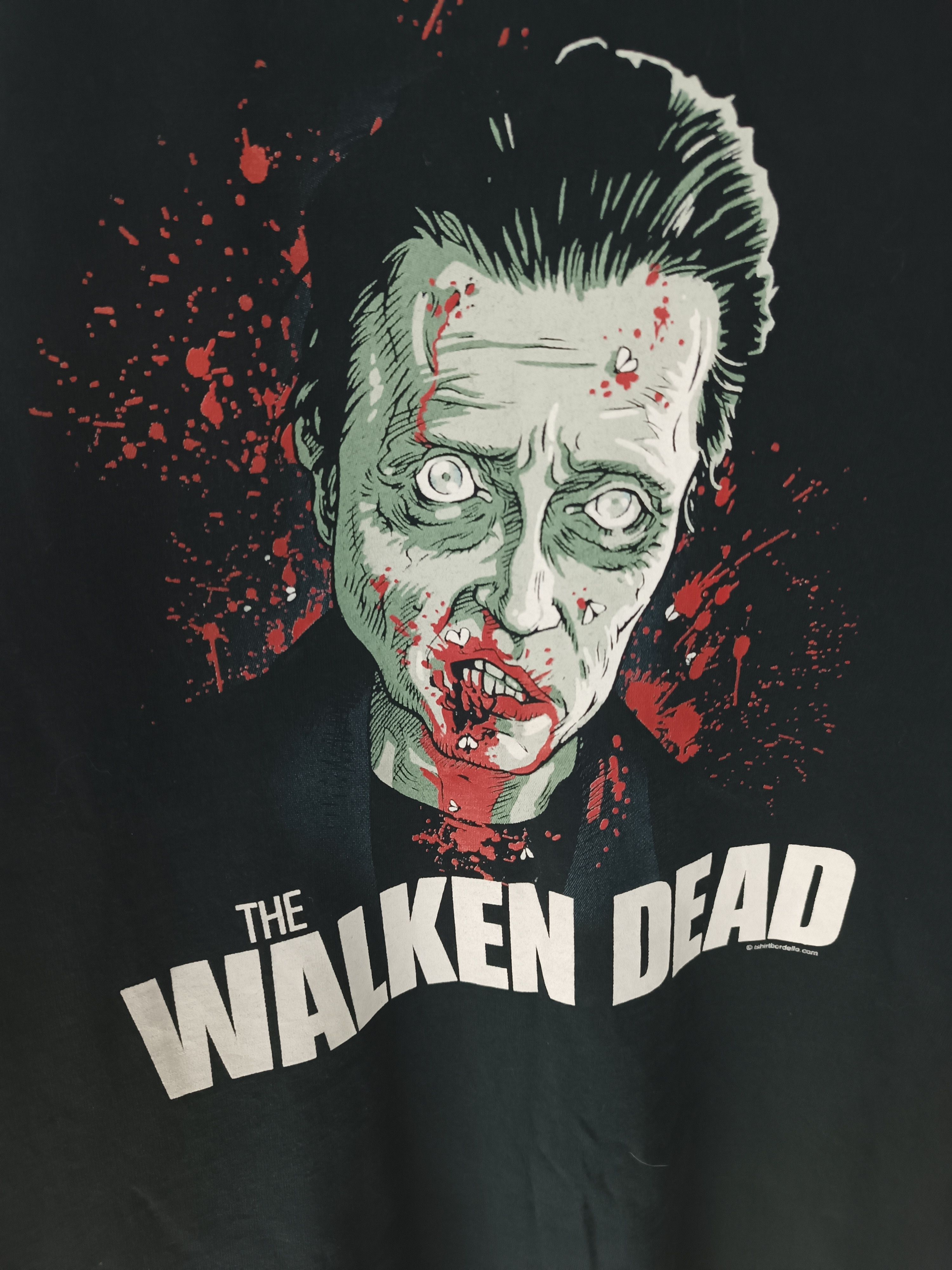 Other VINTAGE Y2K CHRISTOPHER WALKEN X WALKING DEAD PARODY TEE Size US L / EU 52-54 / 3 - 5 Thumbnail