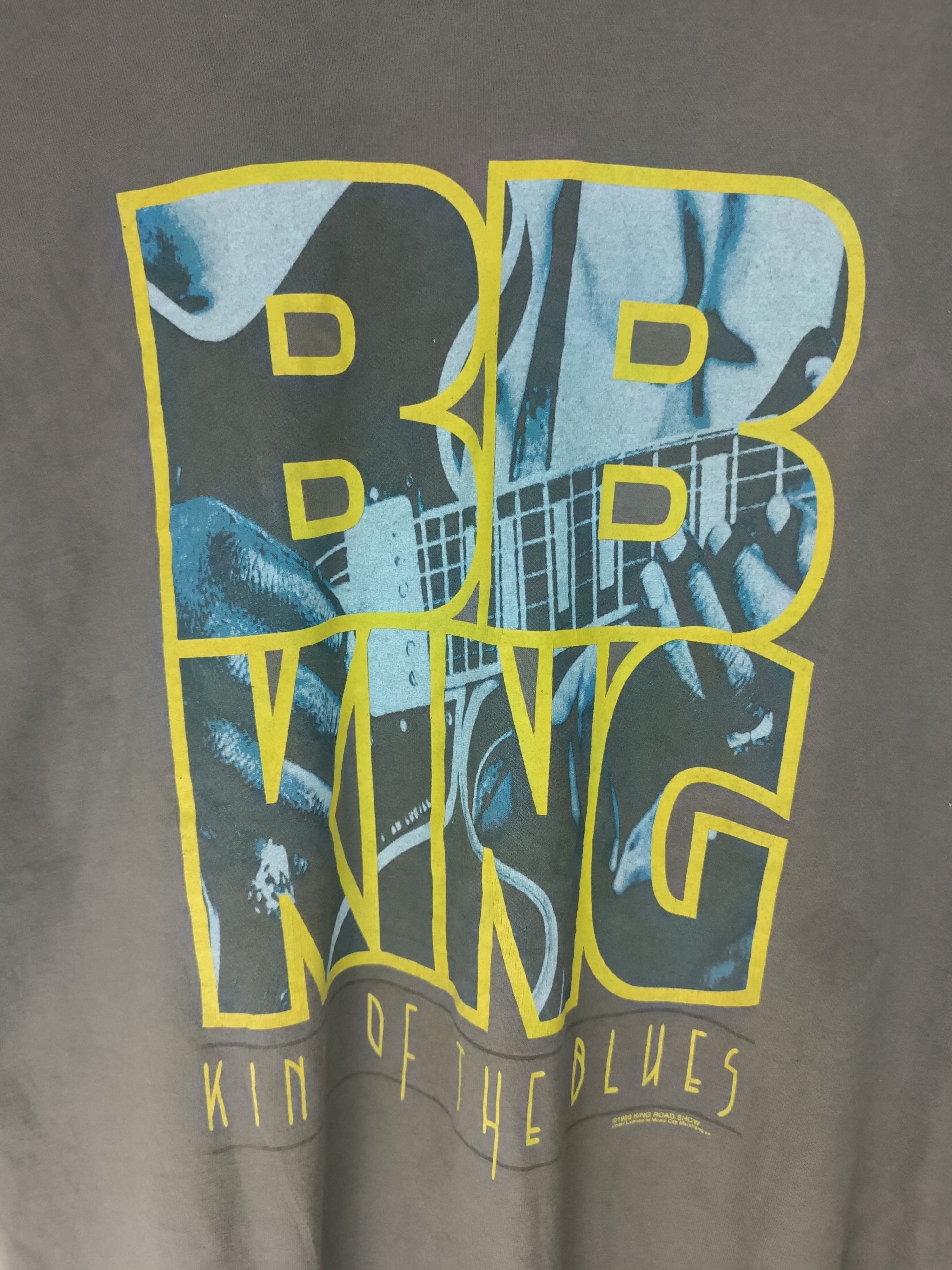 Band Tees VINTAGE 90'S BB KING (elvis hendrix santana stevie wonder) Size US XL / EU 56 / 4 - 3 Thumbnail