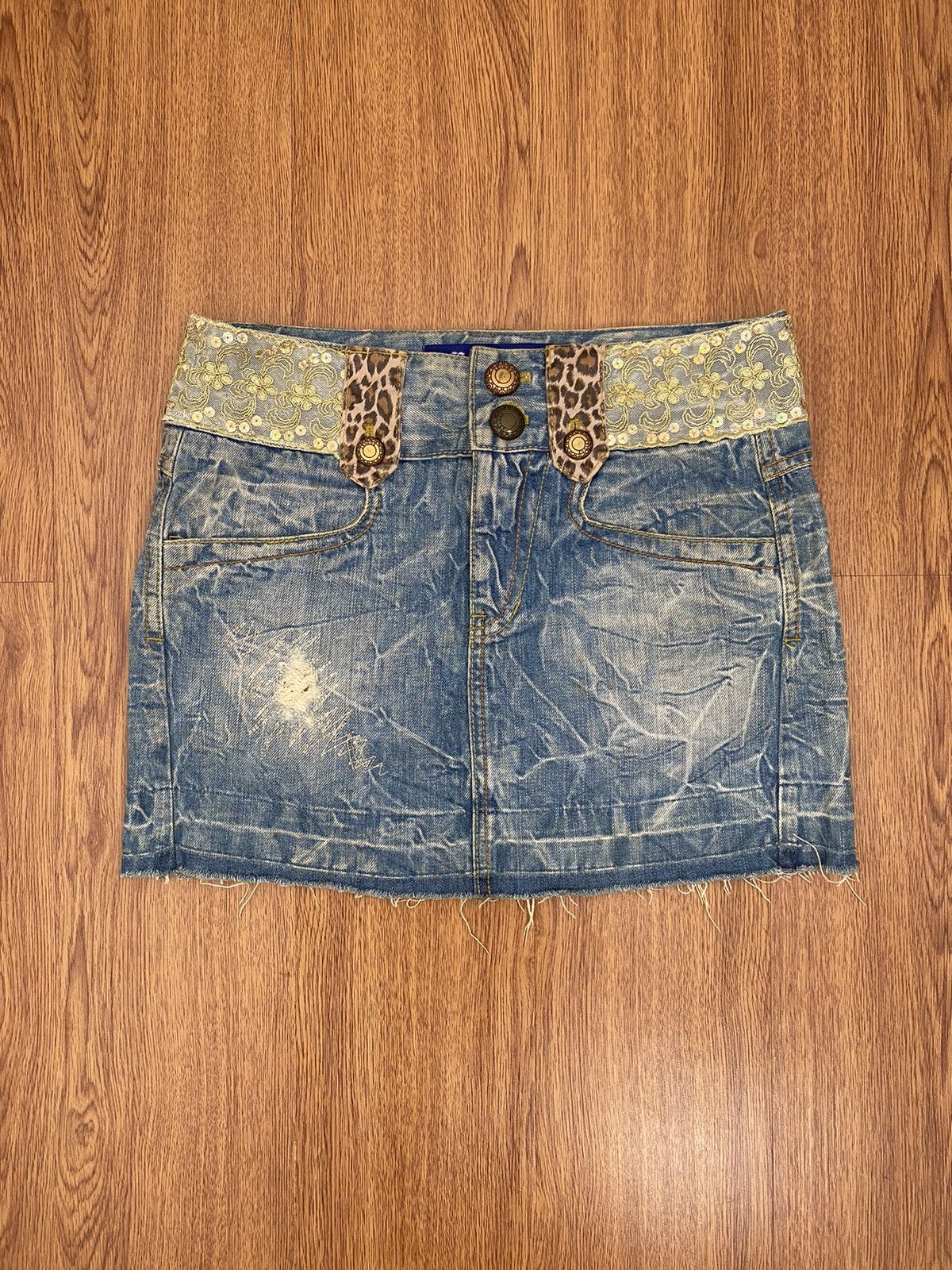 Vintage Y2K Egoist jeans mini skirt | Grailed