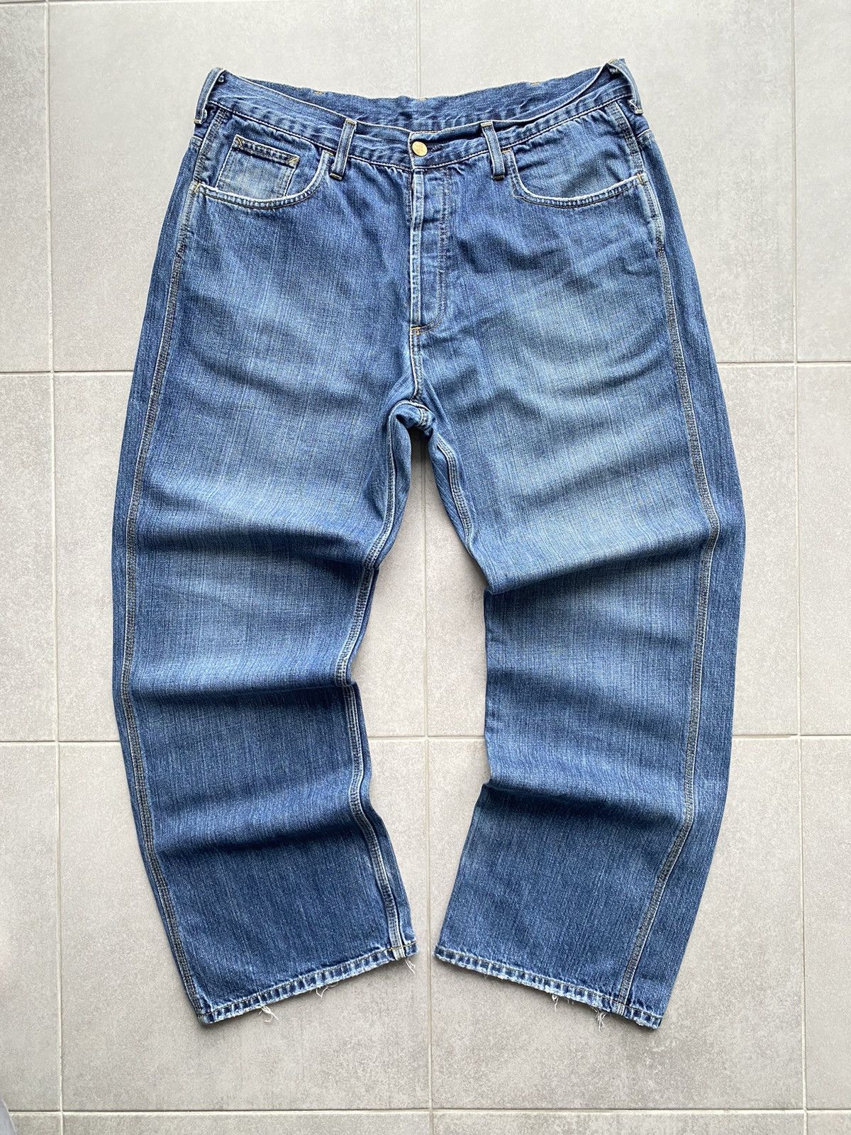 Carhartt Vintage Y2K Carhartt Jeans Blue Denim Size US 36 / EU 52 - 8 Thumbnail