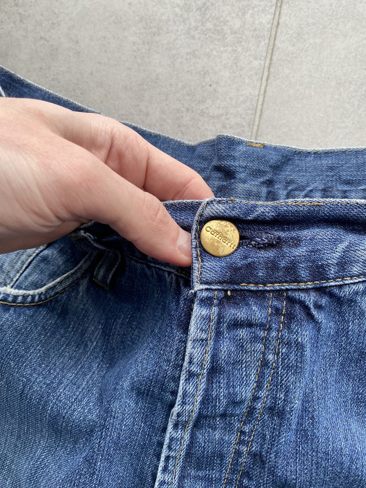 Carhartt Vintage Y2K Carhartt Jeans Blue Denim Size US 36 / EU 52 - 10 Thumbnail