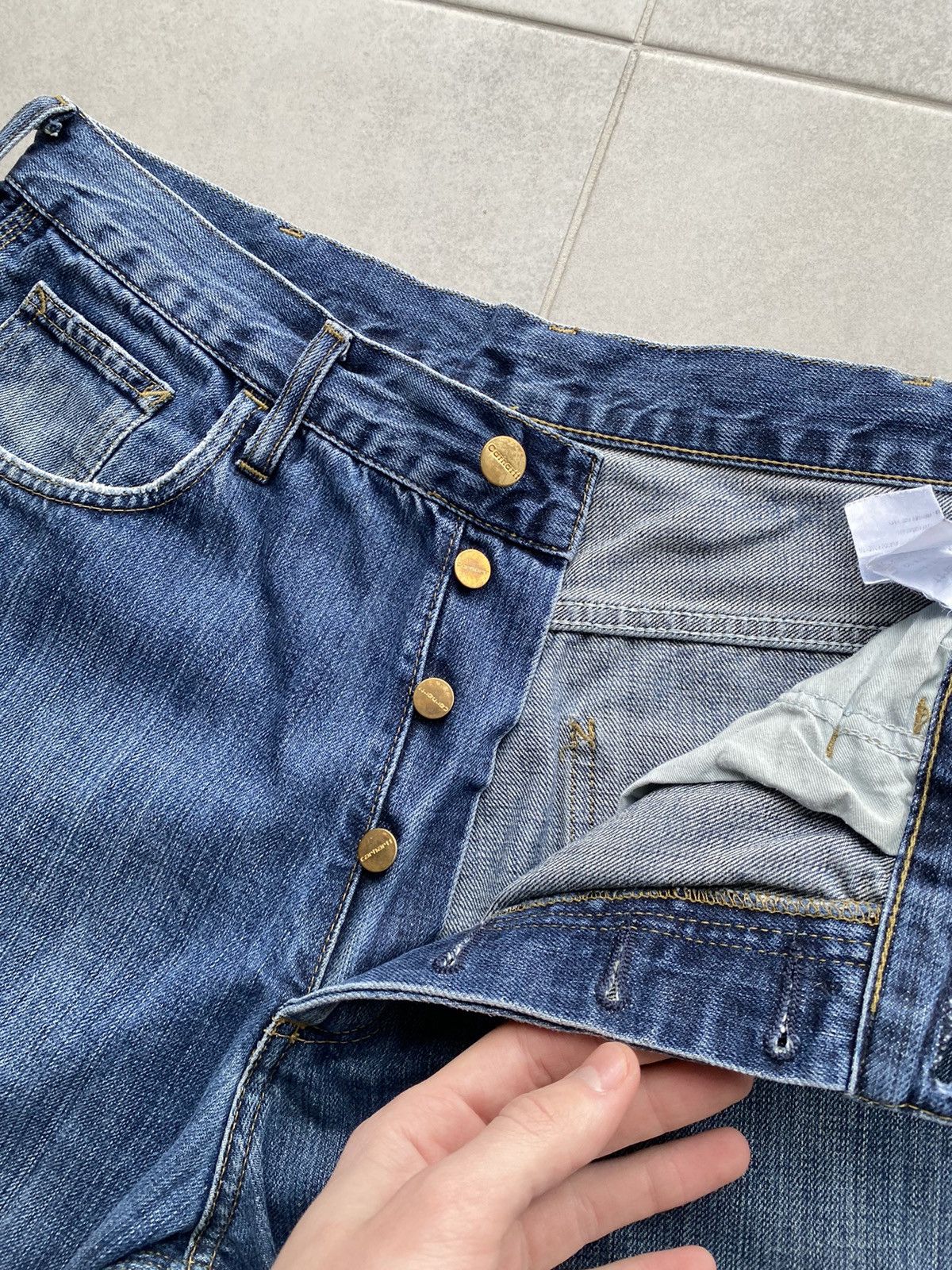 Carhartt Vintage Y2K Carhartt Jeans Blue Denim Size US 36 / EU 52 - 11 Thumbnail