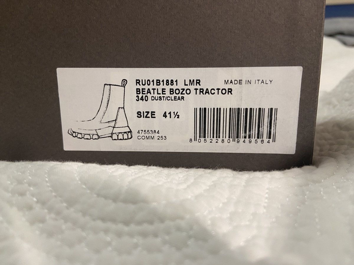 Rick Owens Rick Owens Beatle Bozo Tractor Size US 9 / EU 42 - 8 Thumbnail