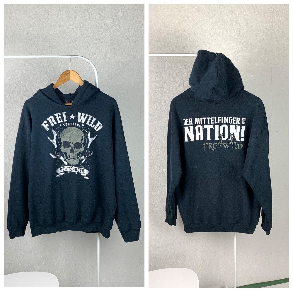 Band Tees Frei Wild Rock Band Hoodie Metal Punk Rock Skull Hoodie Size US L / EU 52-54 / 3 - 1 Thumbnail