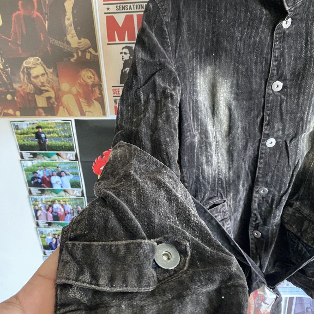 Mossimo Vintage Mossimo Sport Faded Black Distressed Jacket Size L / US 10 / IT 46 - 5 Thumbnail