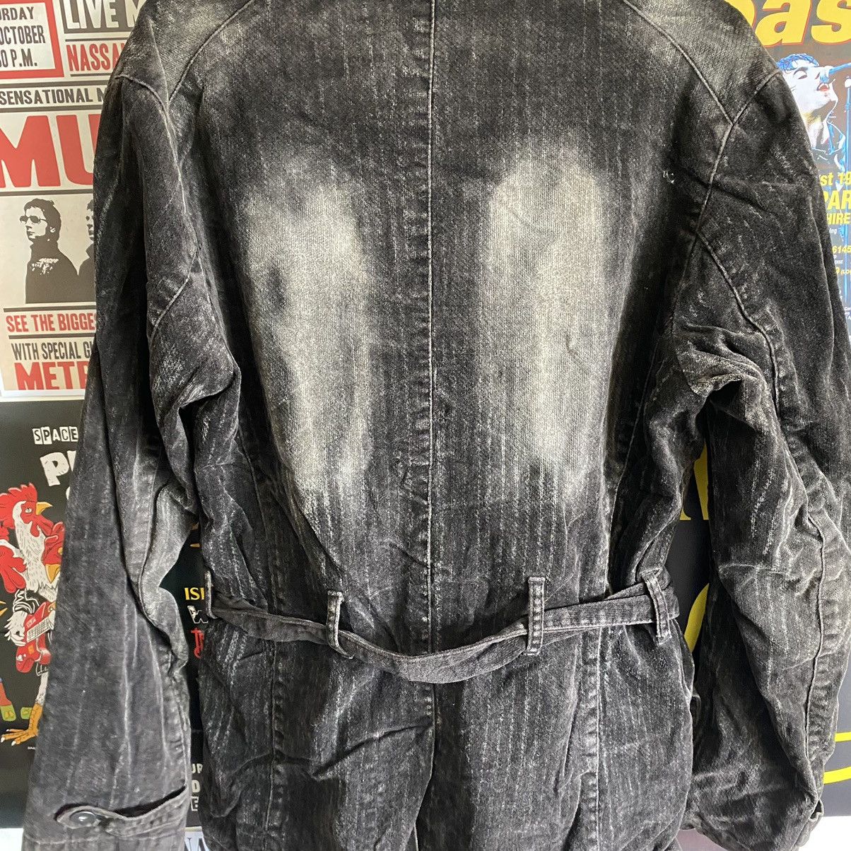 Mossimo Vintage Mossimo Sport Faded Black Distressed Jacket Size L / US 10 / IT 46 - 8 Thumbnail