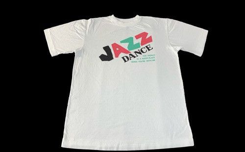 Japanese Brand Vintage 80s 90s Jazz Dance Spell Out Thin Tee Size S / US 4 / IT 40 - 1 Thumbnail