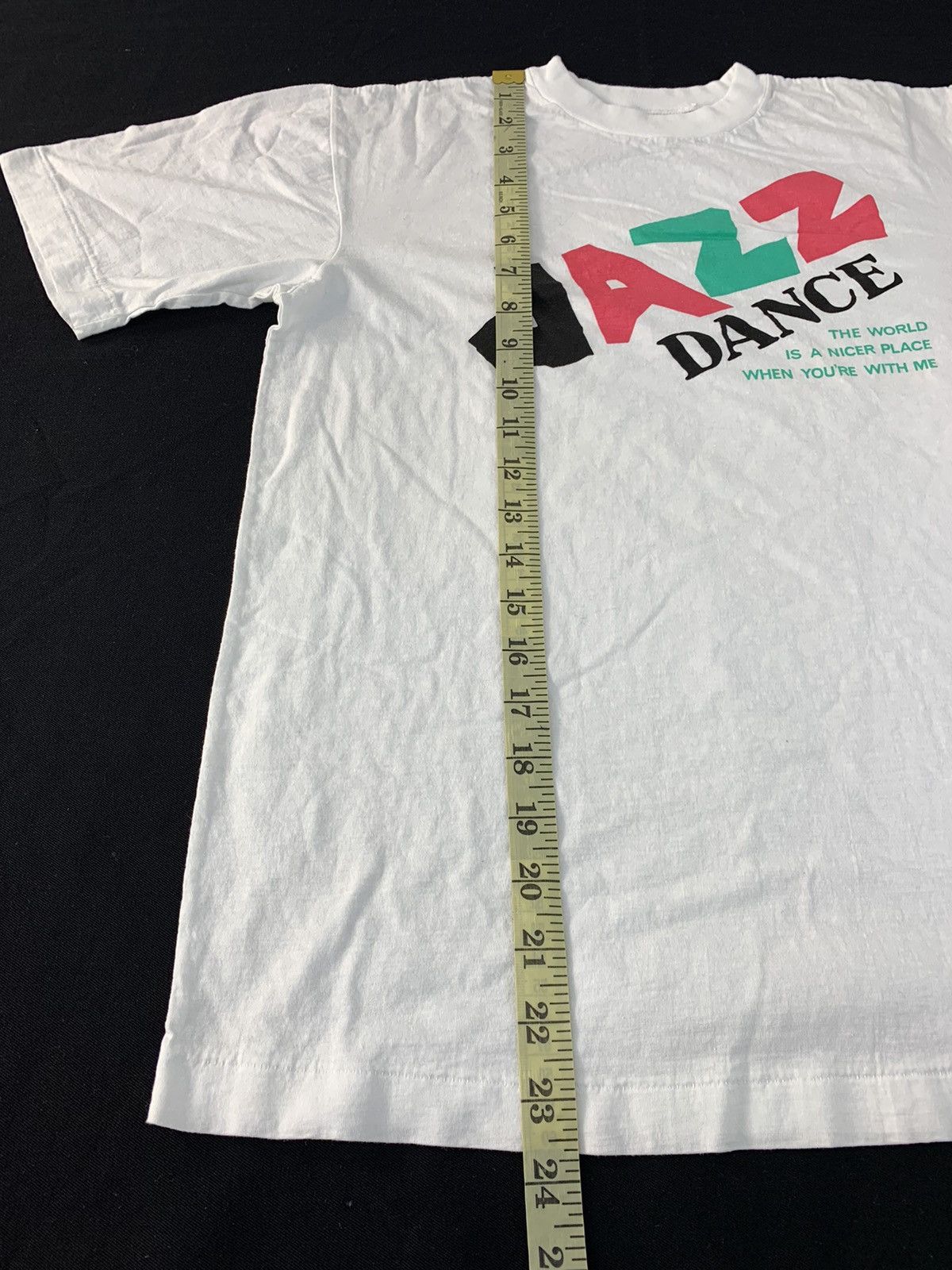Japanese Brand Vintage 80s 90s Jazz Dance Spell Out Thin Tee Size S / US 4 / IT 40 - 10 Thumbnail