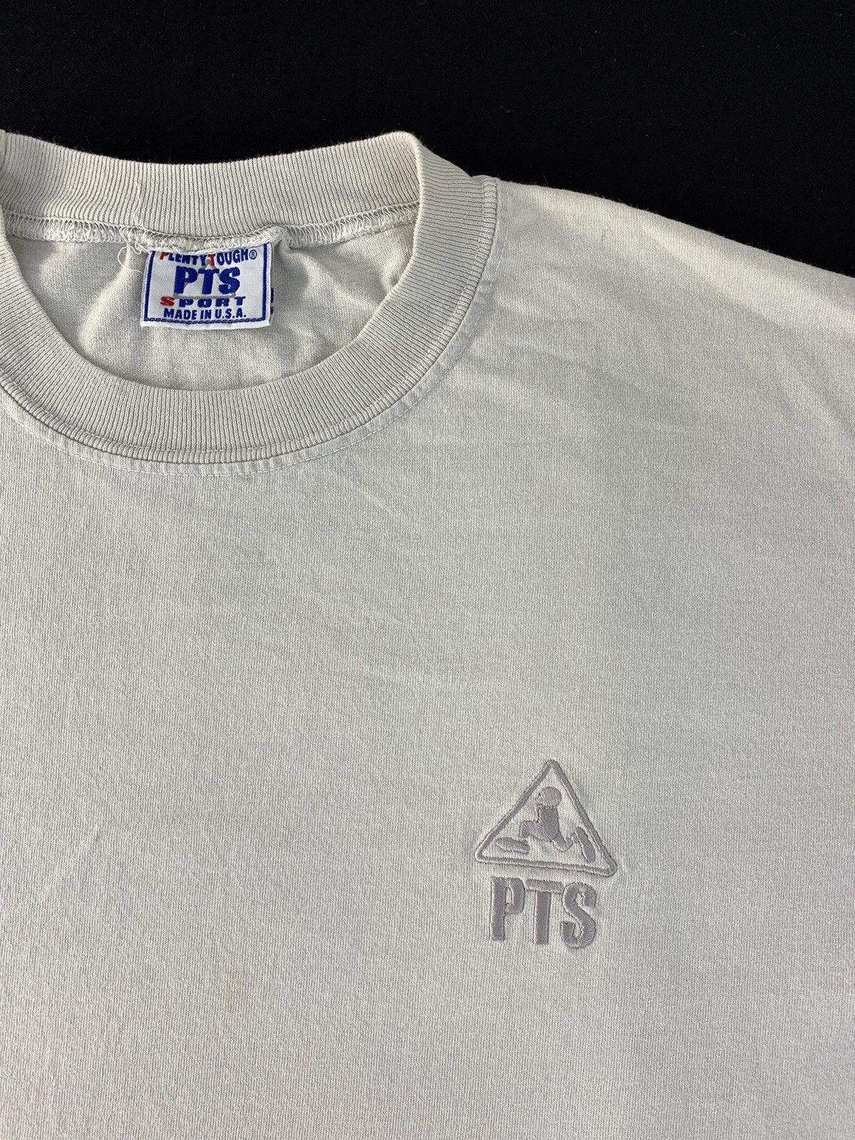 Vintage Hype 90s PTS Plenty Tough Sport Embroidery Logo Crewneck Tee Size US M / EU 48-50 / 2 - 4 Thumbnail
