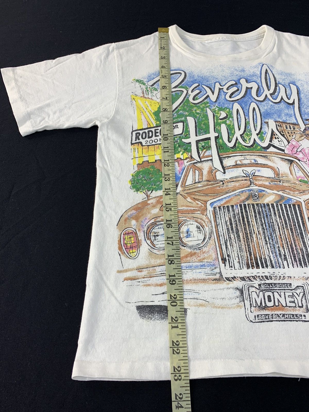 Vintage 90s 1987 Alamo Design Beverly Hills Big Graphic Screen Tee Size US S / EU 44-46 / 1 - 9 Thumbnail