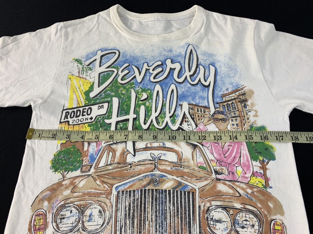 Vintage 90s 1987 Alamo Design Beverly Hills Big Graphic Screen Tee Size US S / EU 44-46 / 1 - 8 Thumbnail