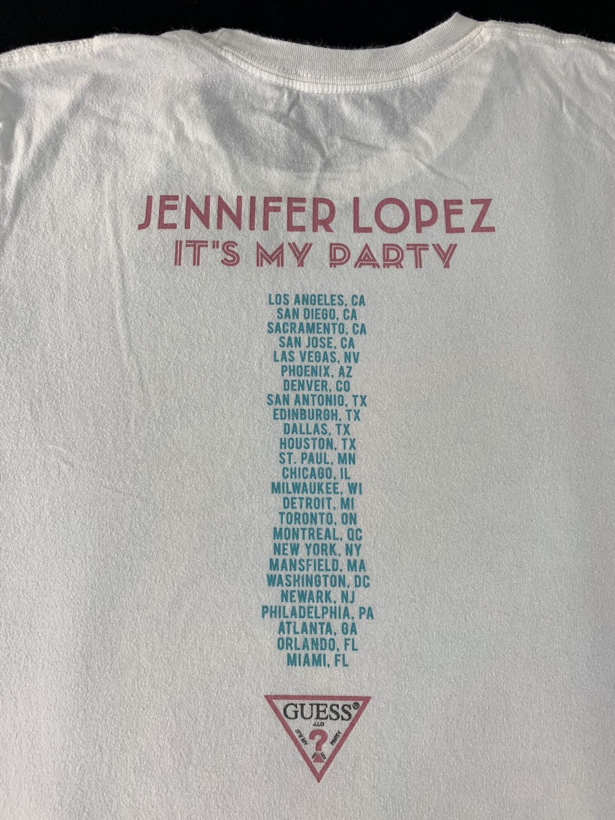 Guess Guess X Jennifer Lopez Its My Party Us Tour Big Screen Tee Size US S / EU 44-46 / 1 - 6 Thumbnail