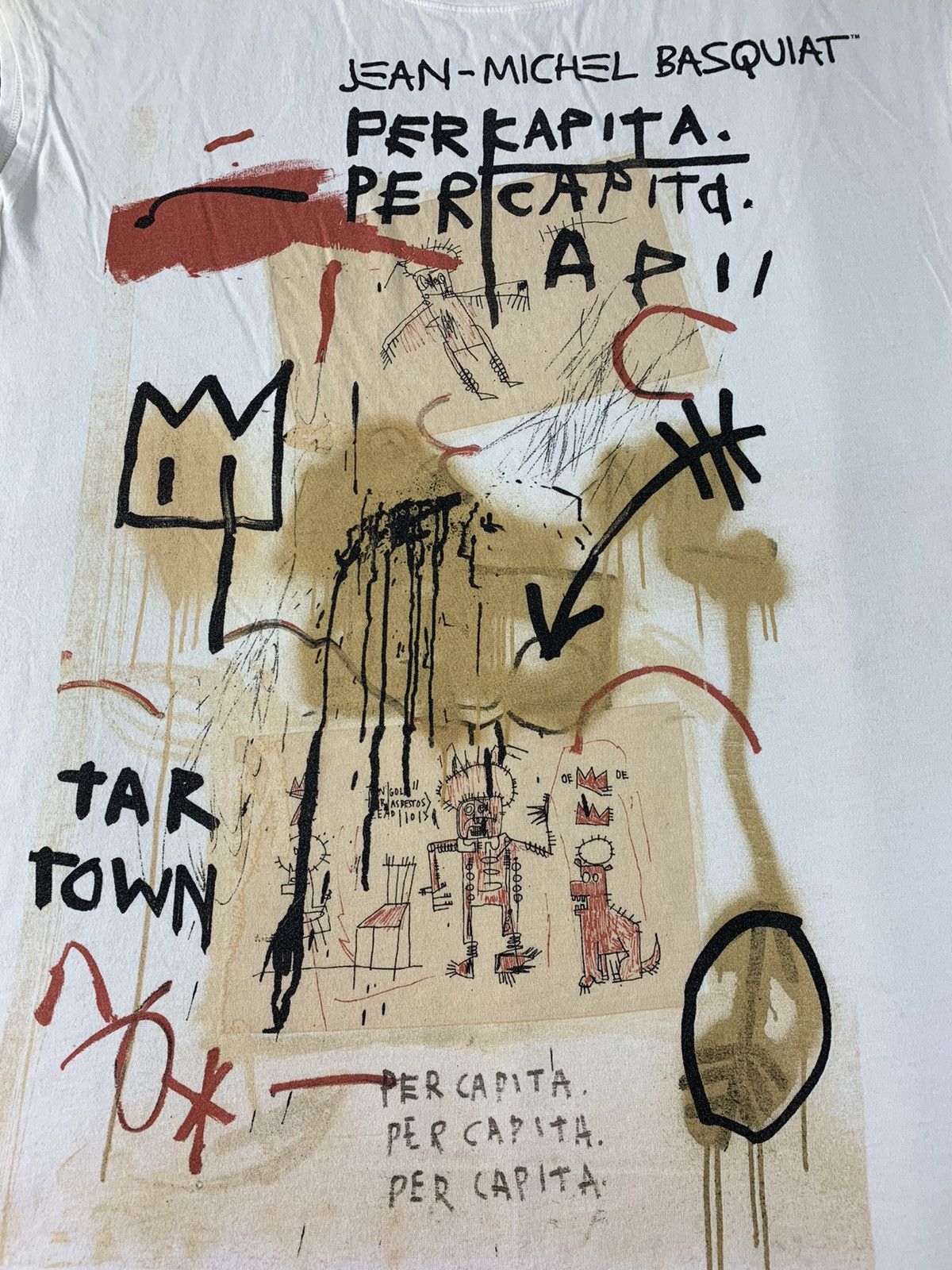 Jean-Michel Basquiat SPRZNY Jean Michel Basquiat Per Capita Pop Art Sleeveless Size M / US 6-8 / IT 42-44 - 4 Thumbnail