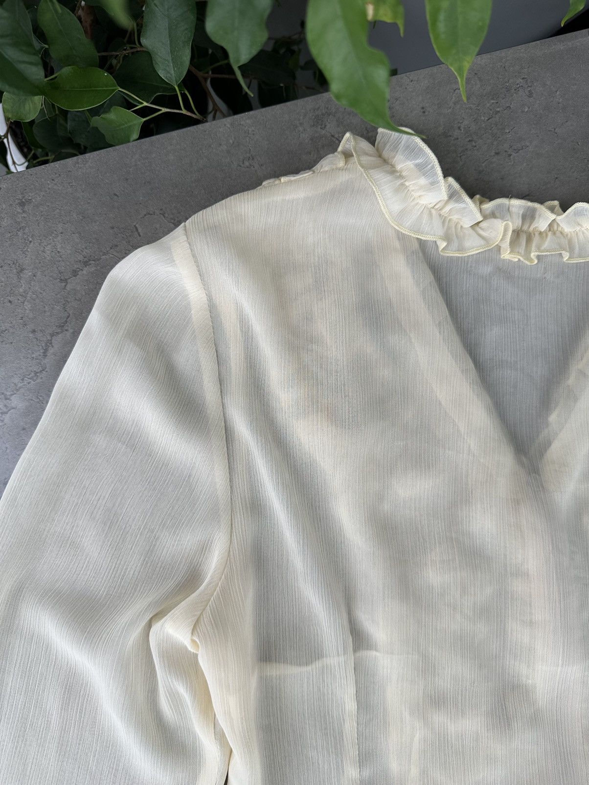 Japanese Brand Vintage Mesh Blouse Size S / US 4 / IT 40 - 10 Thumbnail