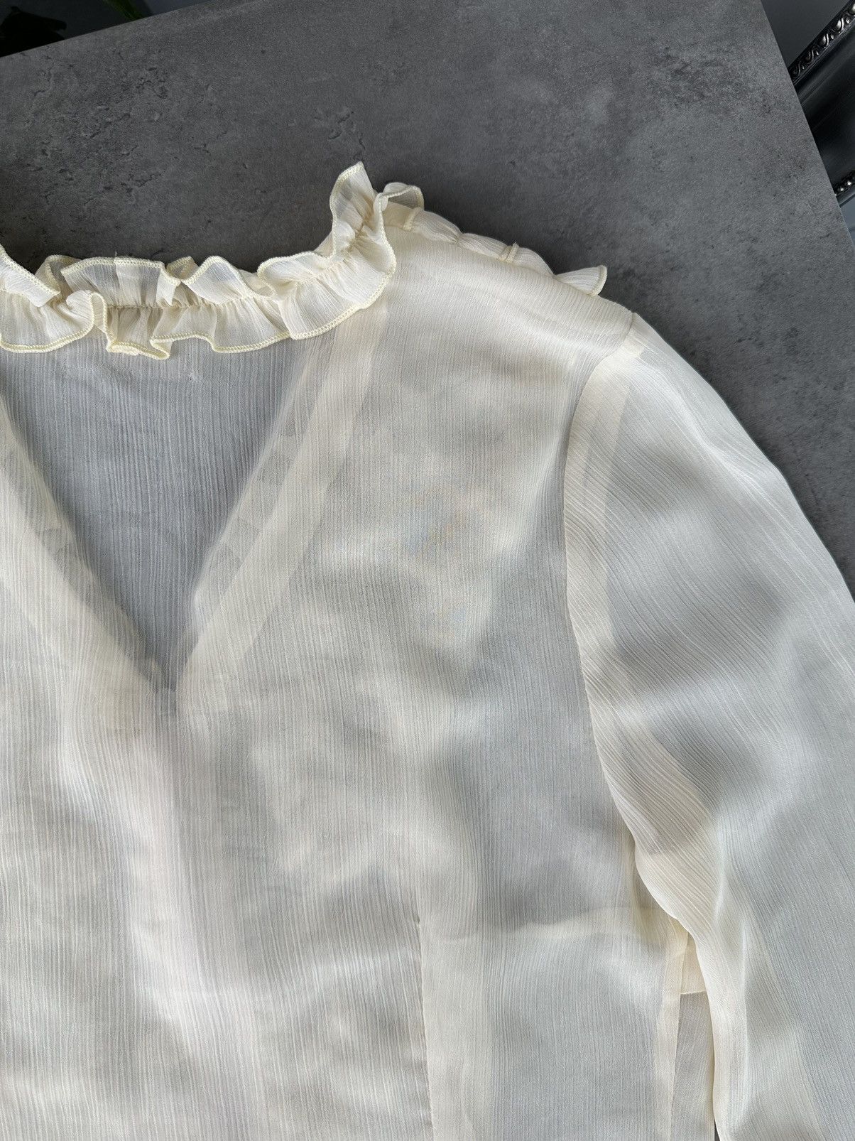 Japanese Brand Vintage Mesh Blouse Size S / US 4 / IT 40 - 11 Thumbnail